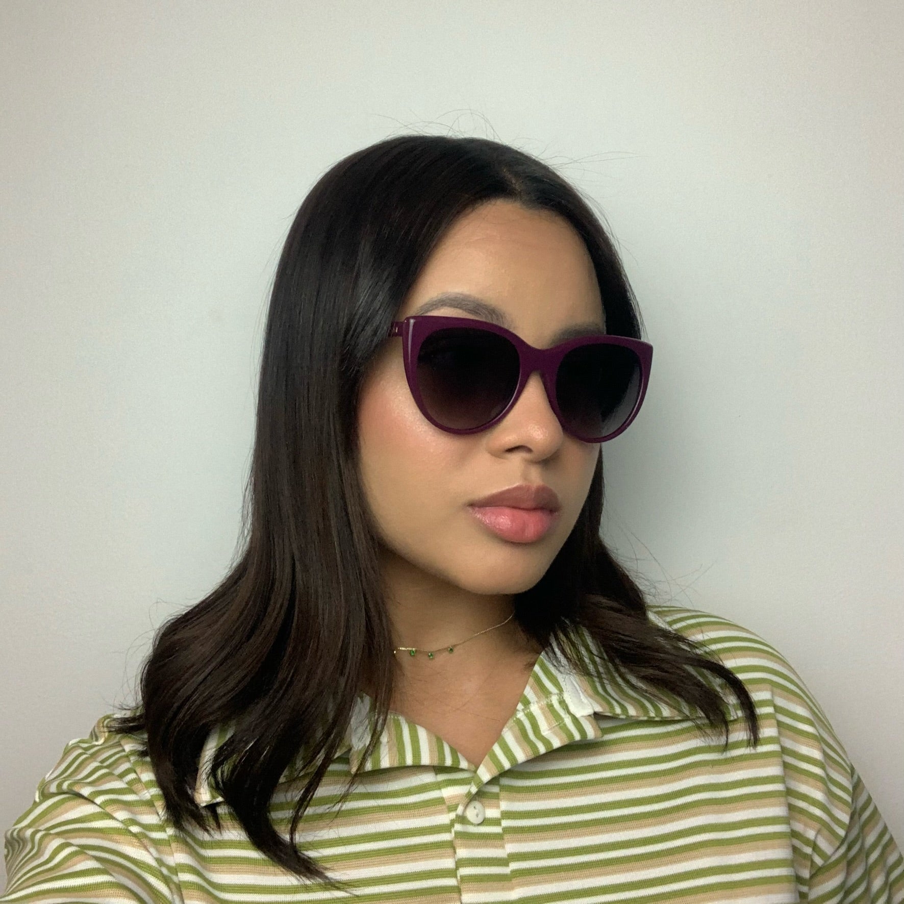 Evoke EVK RX61S C01 Roxo Brilho Preto Degradê - Sol - 52 mm