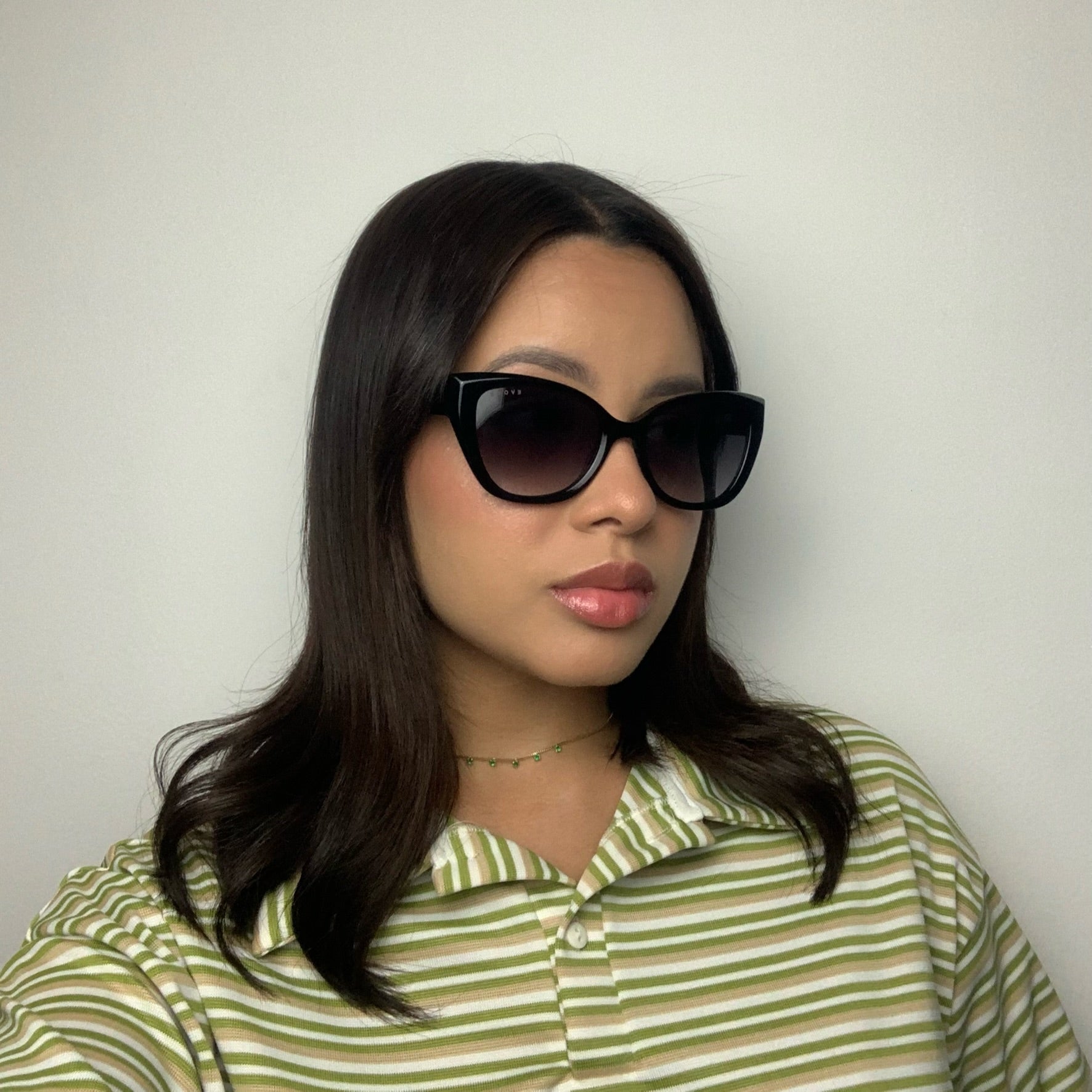 Evoke EVK 43 A01 Preto Brilho Preto Degradê - Sol - 54 mm