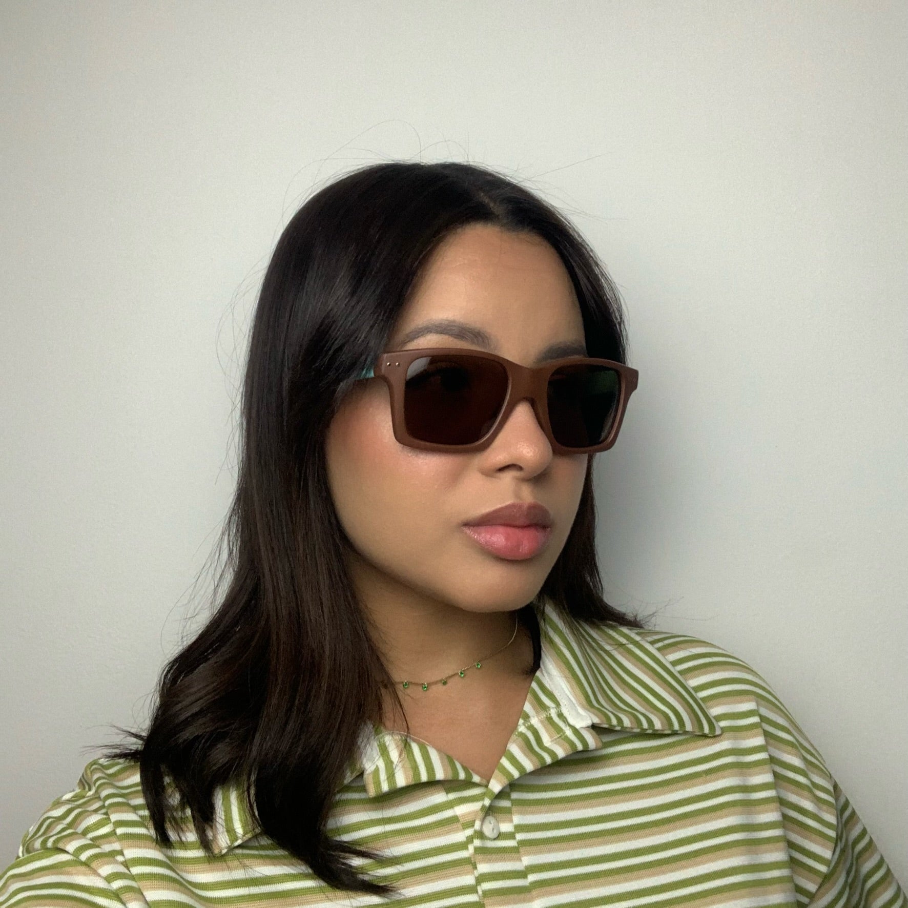 Evoke Trigger Marrom e Azul Fosco Marrom - Sol - 47 mm