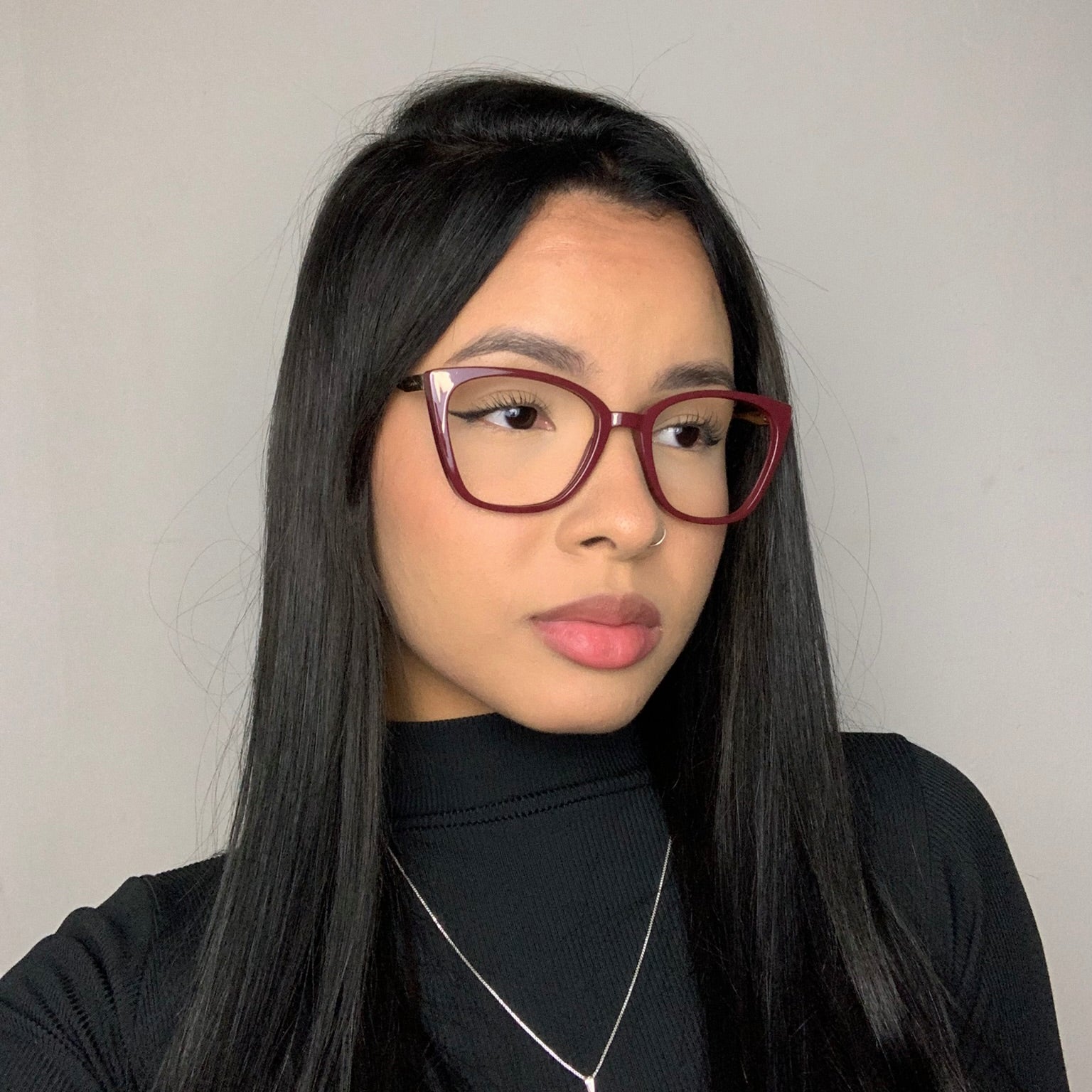 Colcci Bandy 4 Y Clip On Bordô Brilho - Grau - 51 mm