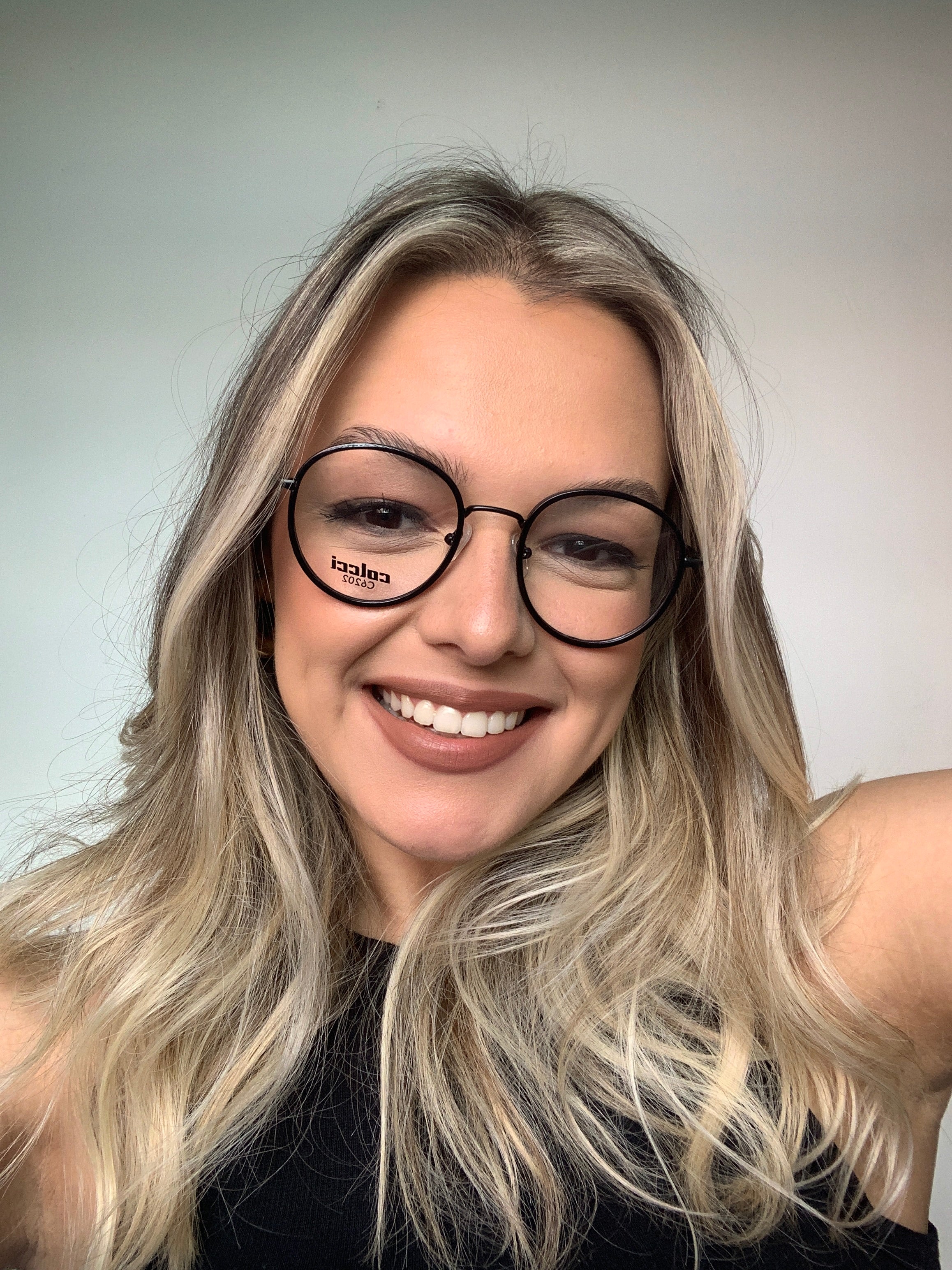 Colcci C6202 Preto Brilho e Fosco - Lente 5,1 cm - Grau