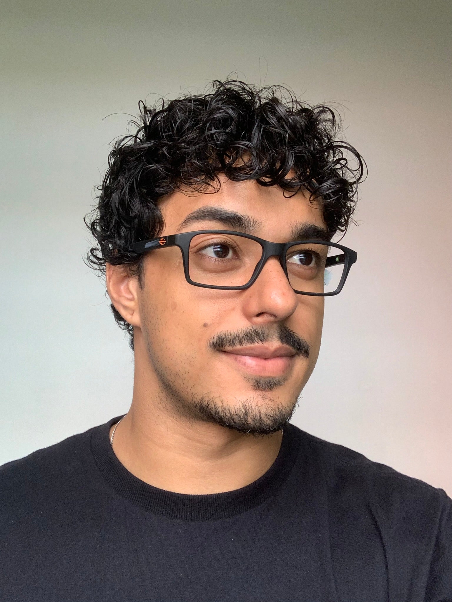 Mormaii Kauai Retangular Preto/ Laranja - Grau - TAM 51 mm