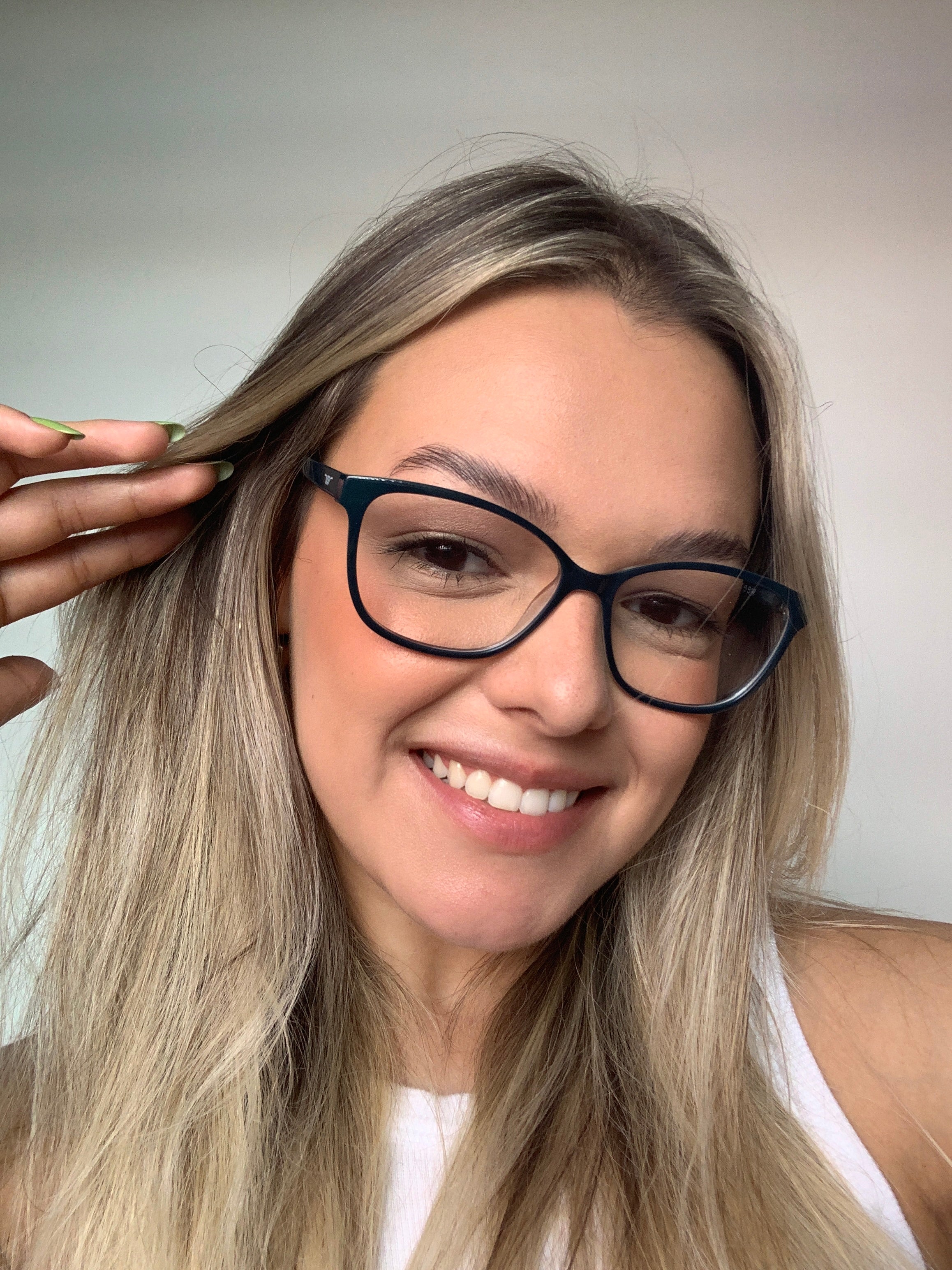 Wee W0148 D01 Verde e Transparente Brilho - Lente 5,5 cm  - Grau