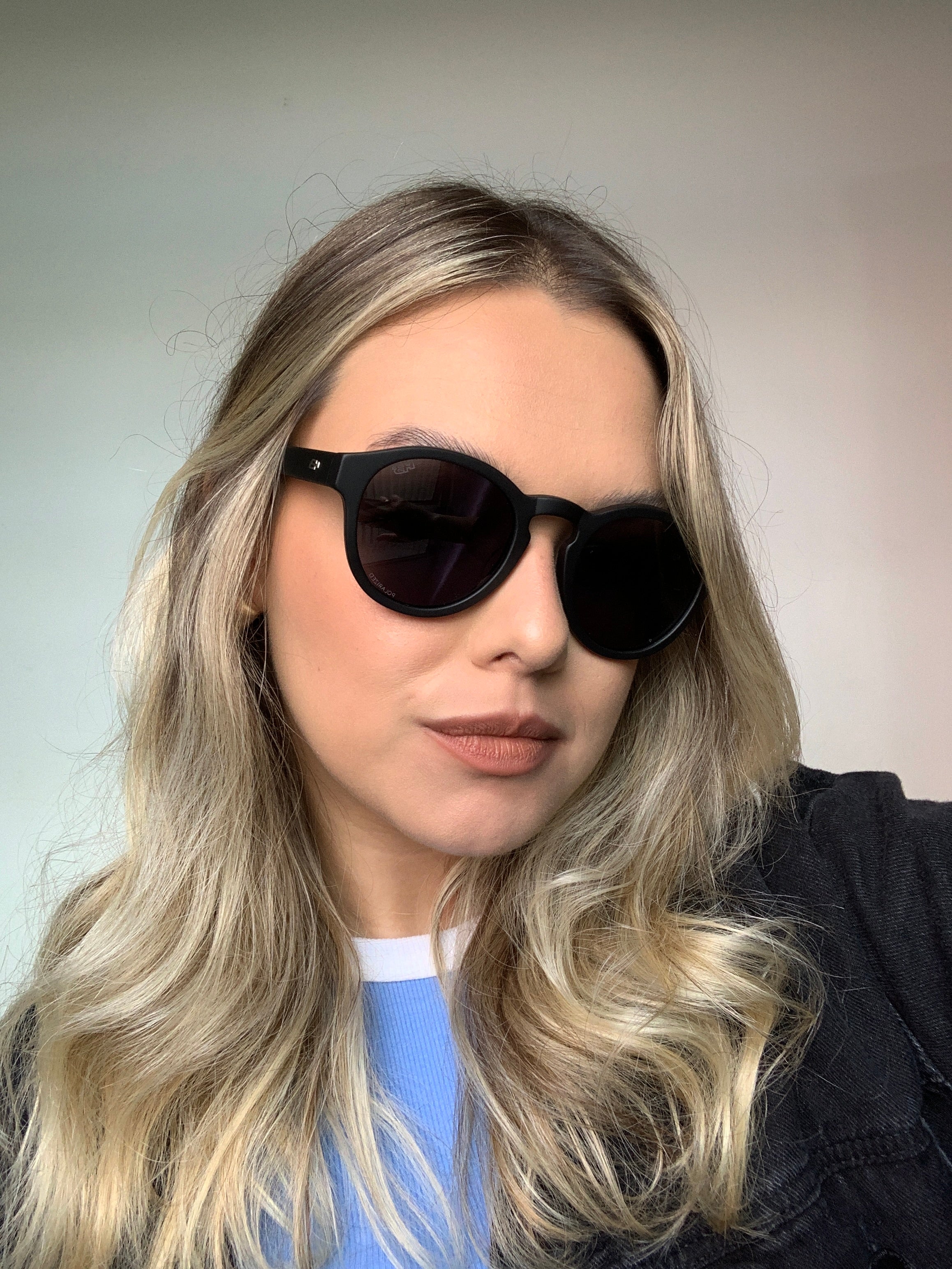 HB Buzz Matte Black/ Gray Polarized