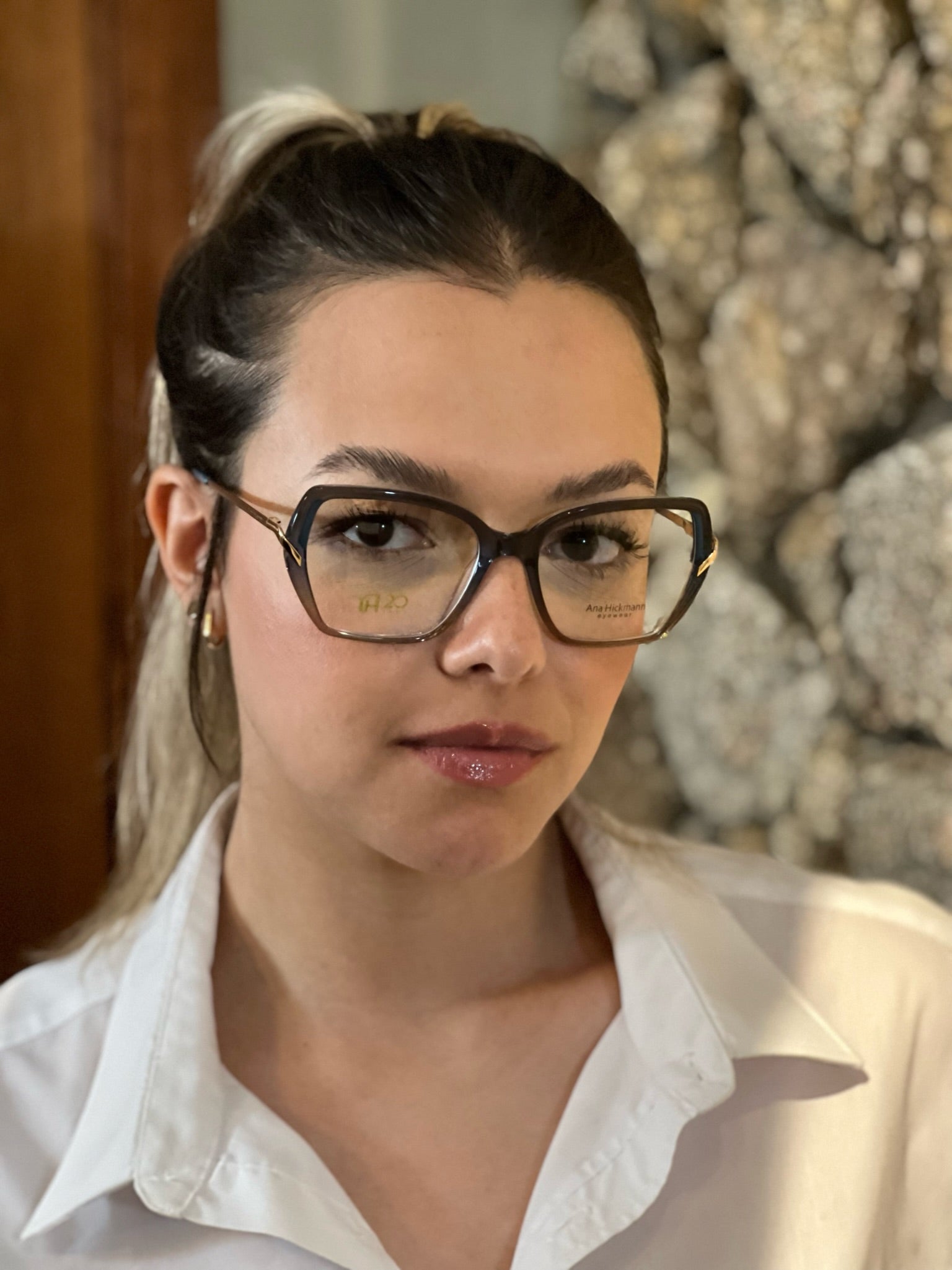 Ana Hickmann 20 Anos AH60038 H01 - Lente 5,4 cm - Grau