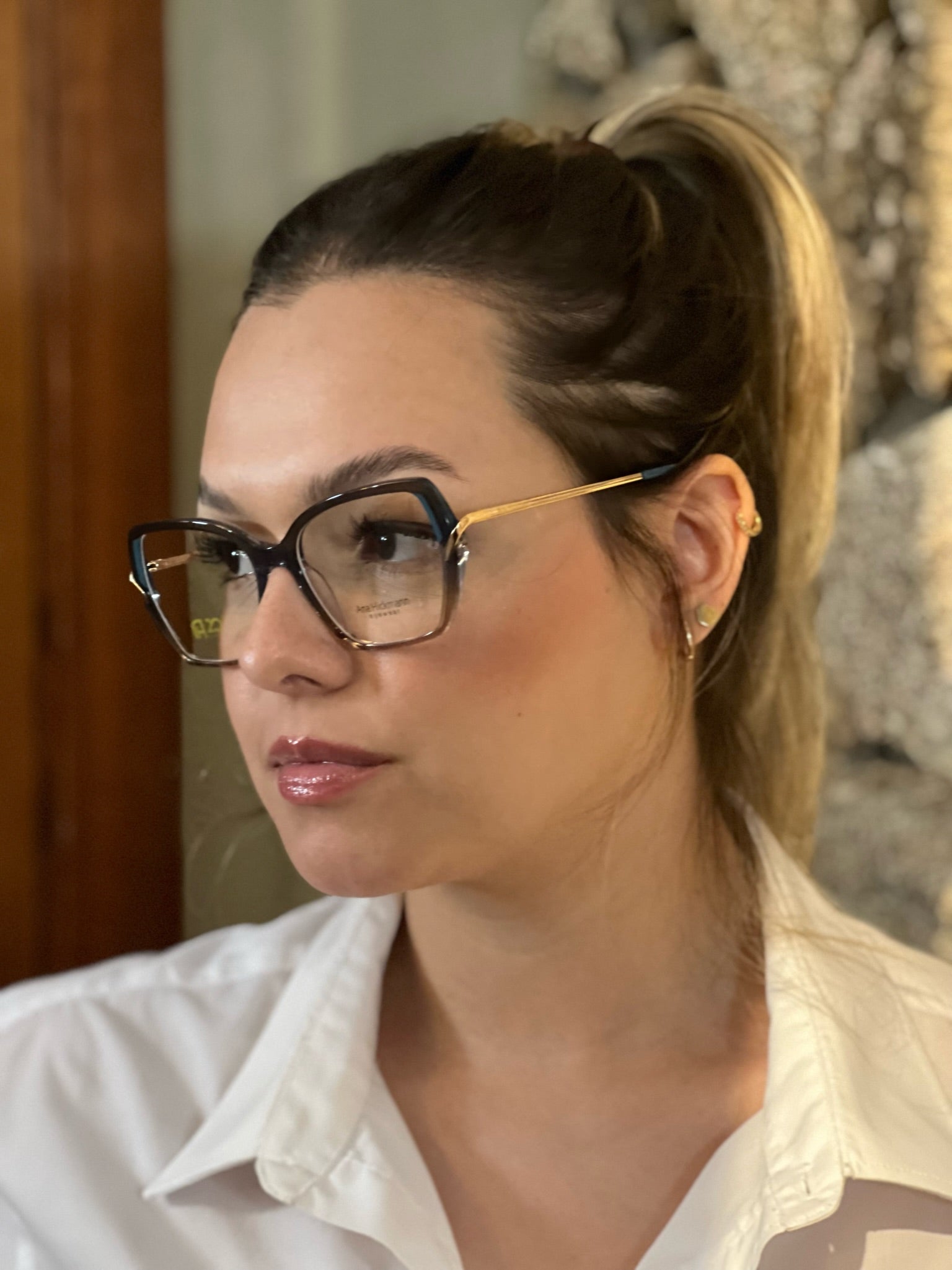 Ana Hickmann 20 Anos AH60038 H01 - Lente 5,4 cm - Grau