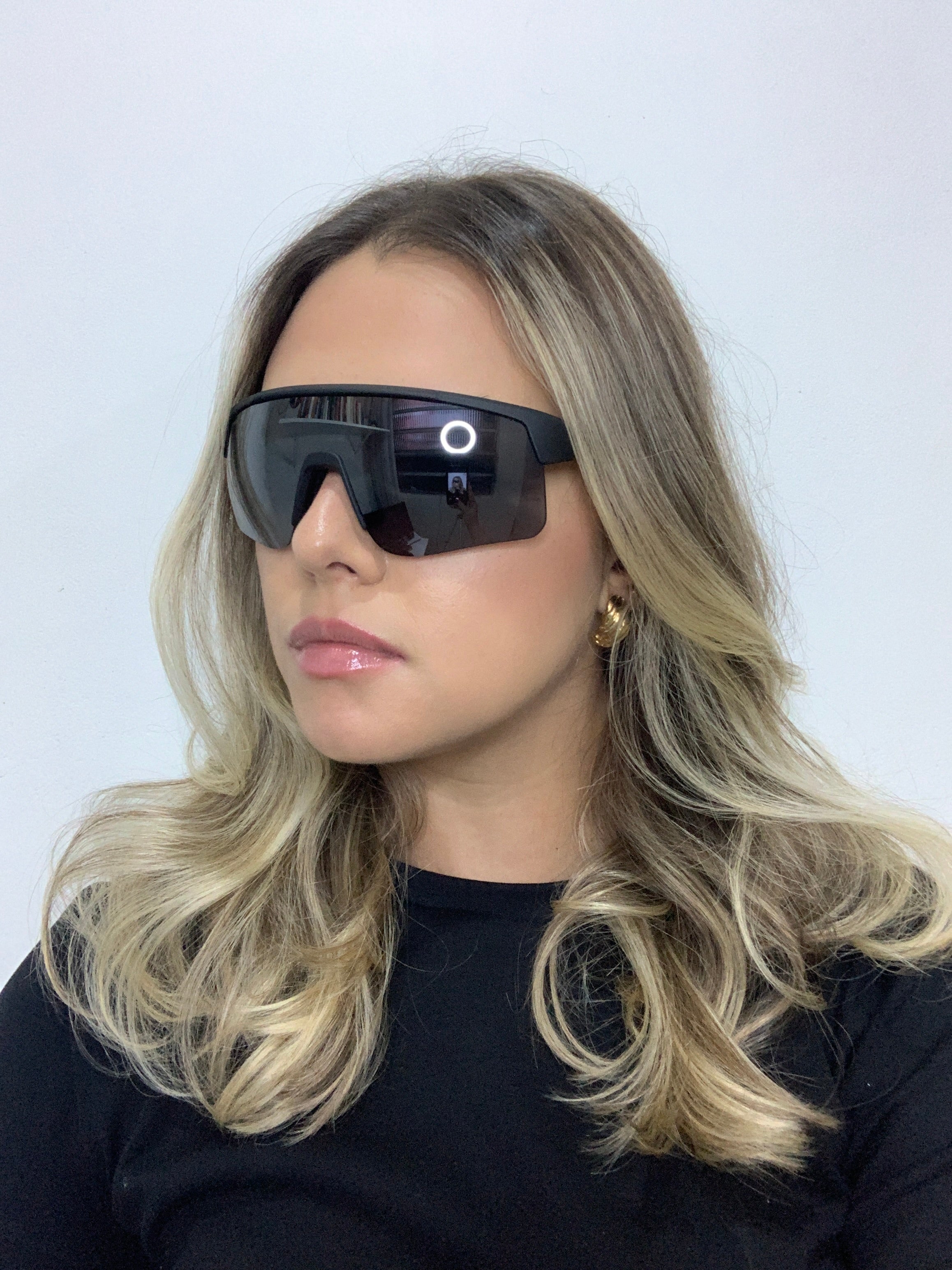 Colcci Victory Esportivo Preto Fosco/ Preto Espelhado - Solar - TAM 145 mm