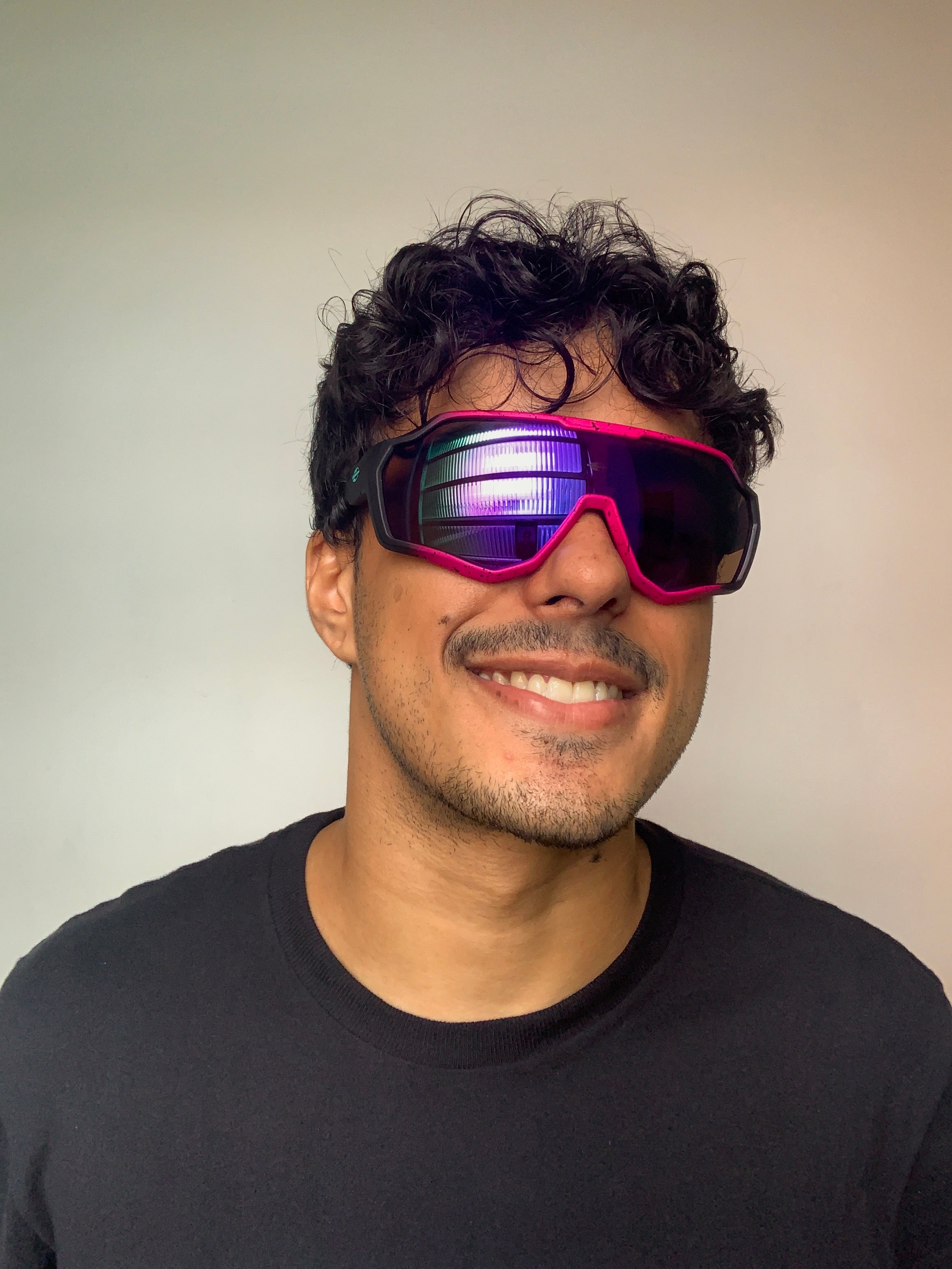 Mormaii Bravus Esportivo Rosa e Preto Fosco/ Roxo Espelhado - Solar - TAM 155 mm