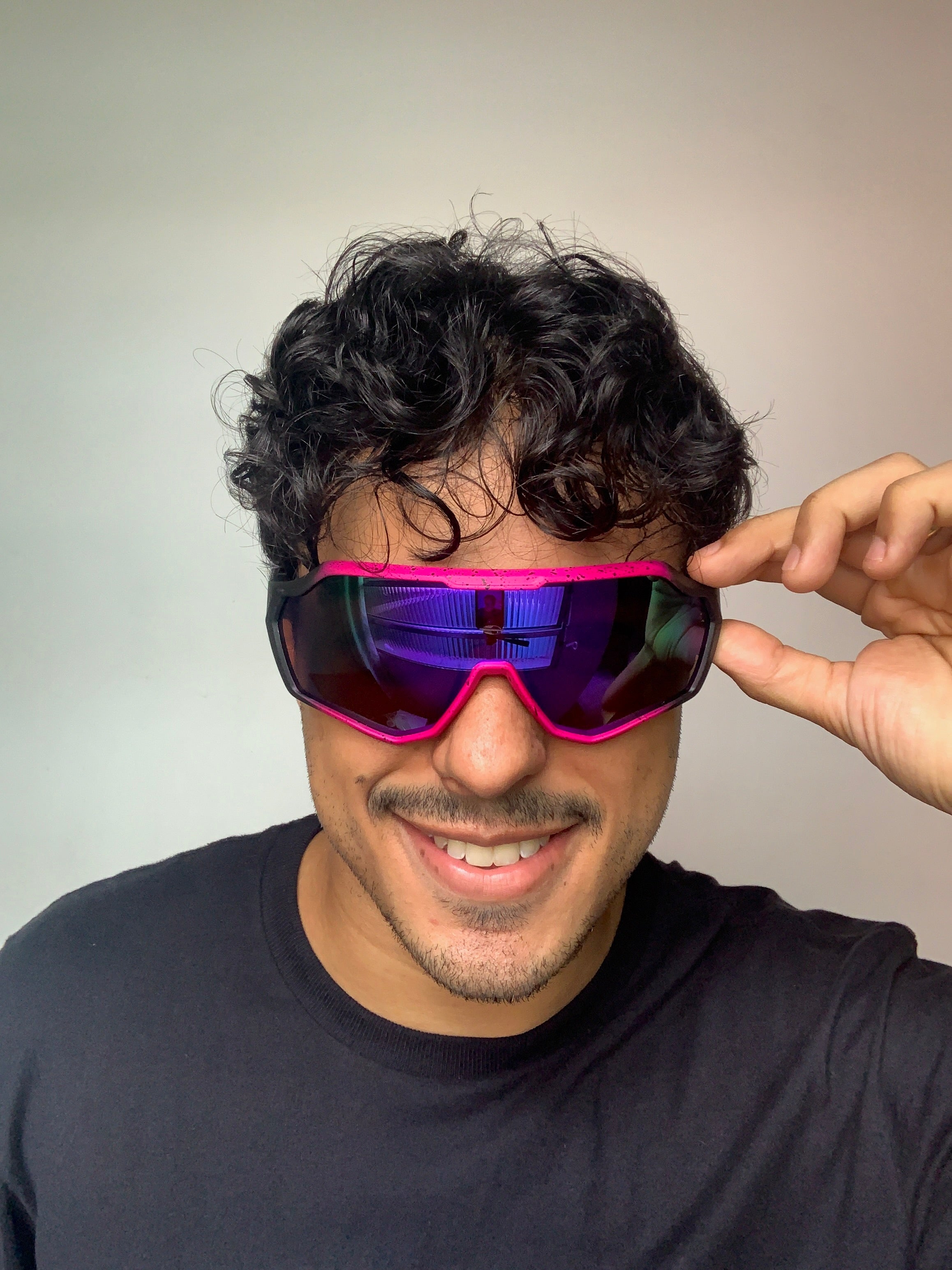 Mormaii Bravus Esportivo Rosa e Preto Fosco/ Roxo Espelhado - Solar - TAM 155 mm
