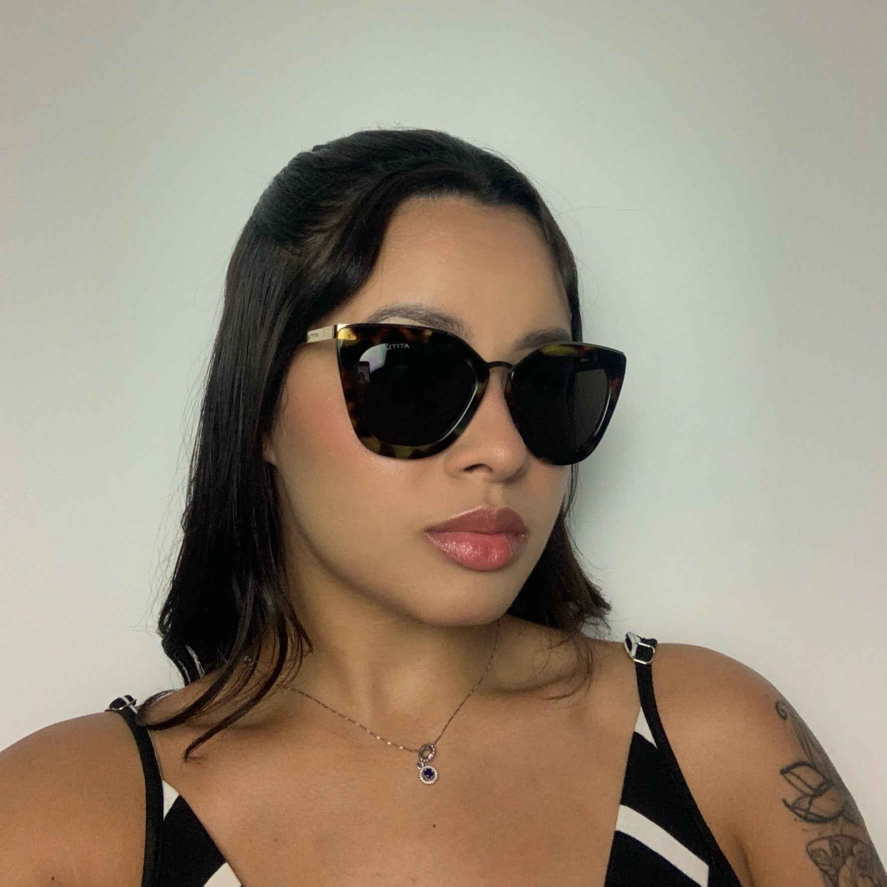 Atitude AT5340 G22A Marrom Mesclado Marrom - Sol - 52 mm