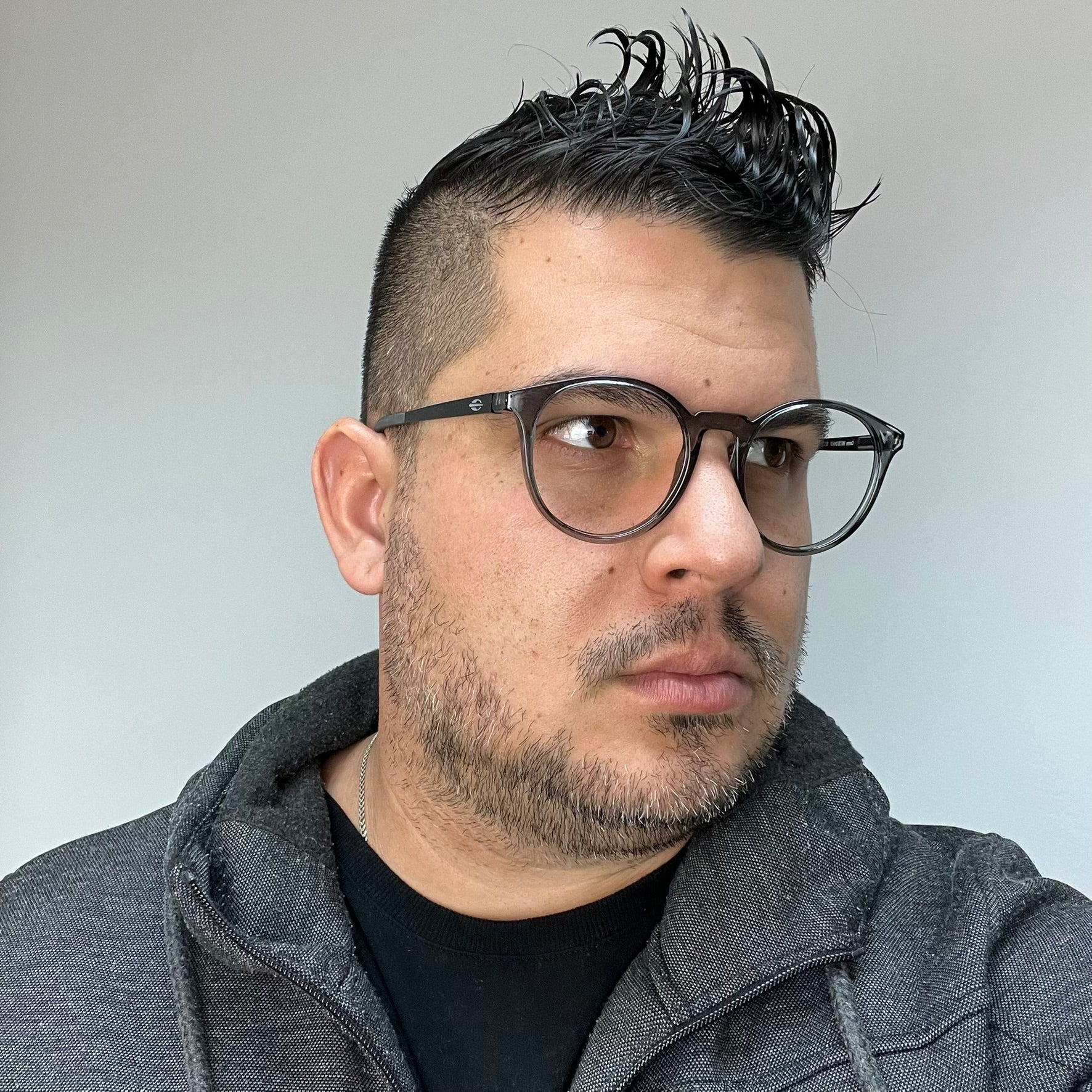 Mormaii Cannes Redondo Cinza Translúcido e Preto - Grau -  51 mm