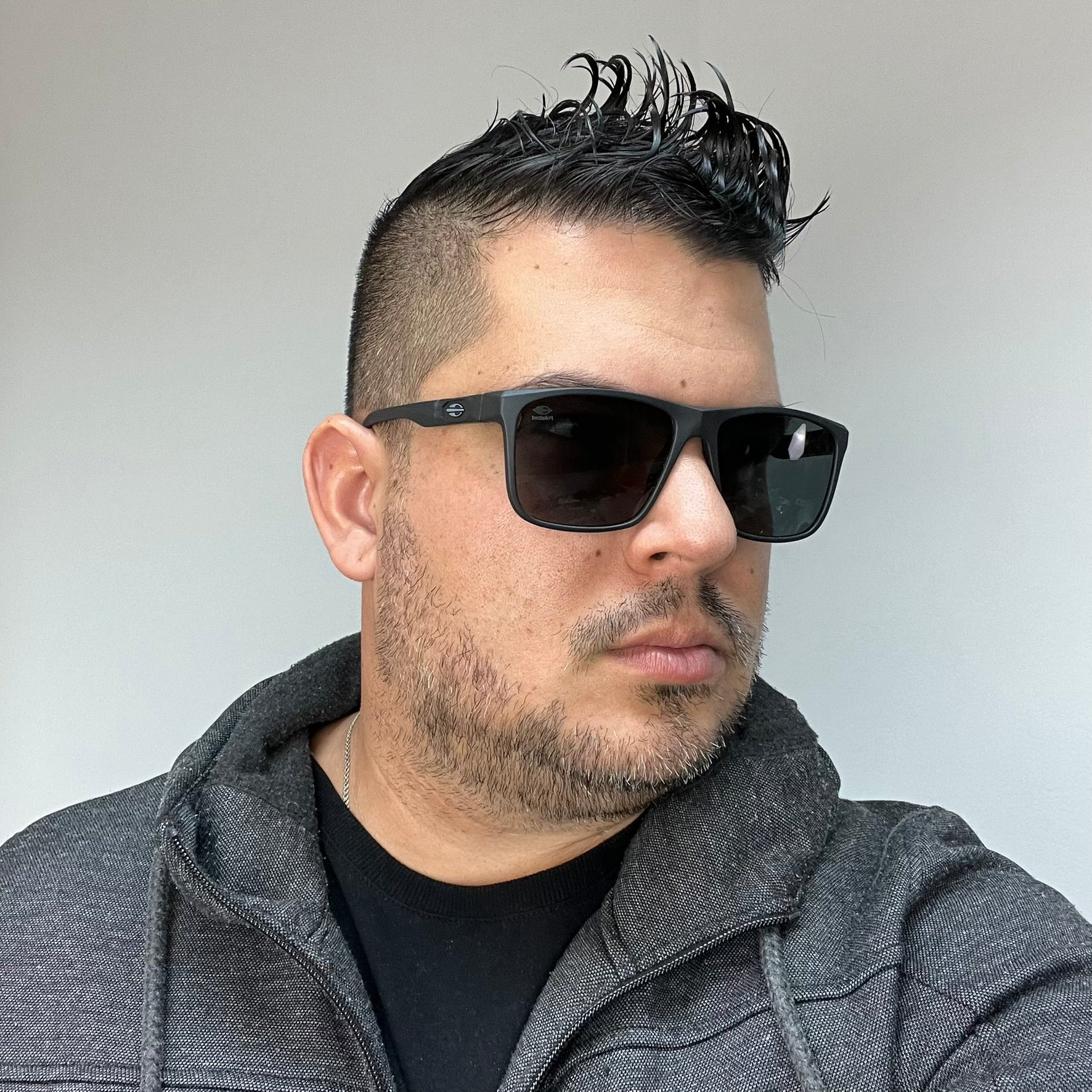 Mormaii Tokyo Preto Fosco/ Preto Polarizado - Solar - TAM 57 mm