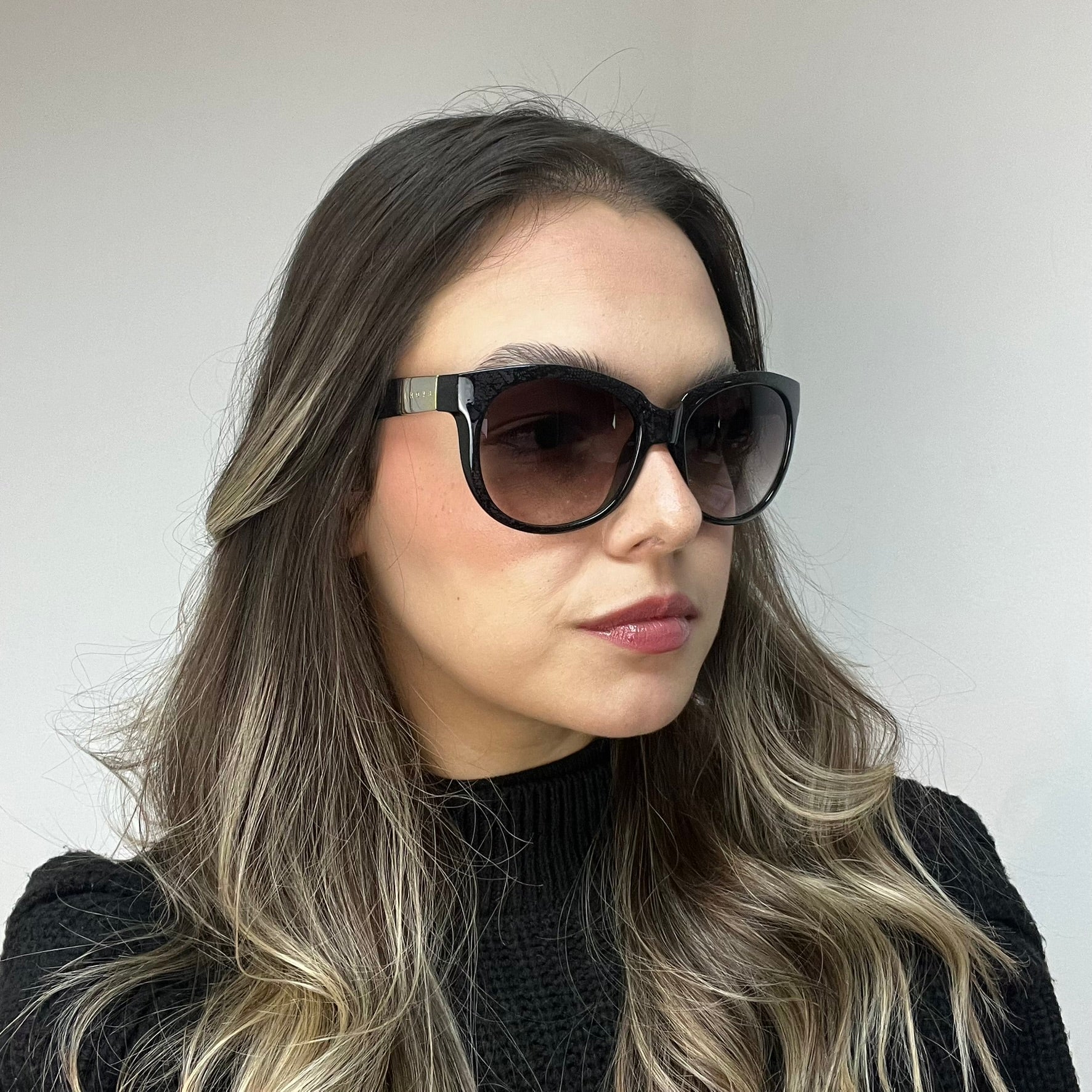 Evoke Mystique RD01 Dark Lace / Brown Degradê - Lente 5,2 cm - Sol