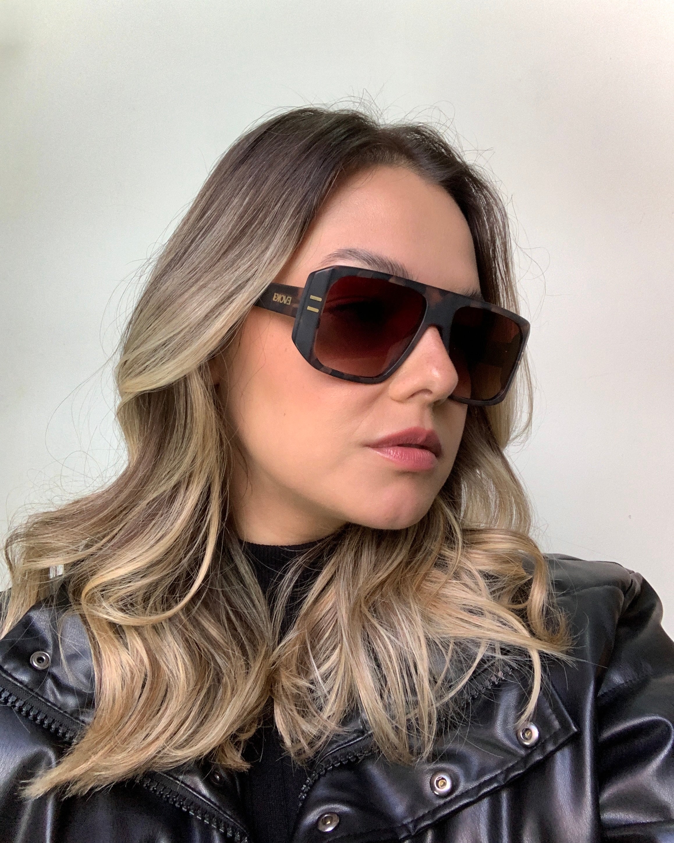 Evoke EVK 30 BRG01 Mesclado Fosco Marrom Degradê - Sol - 56 mm