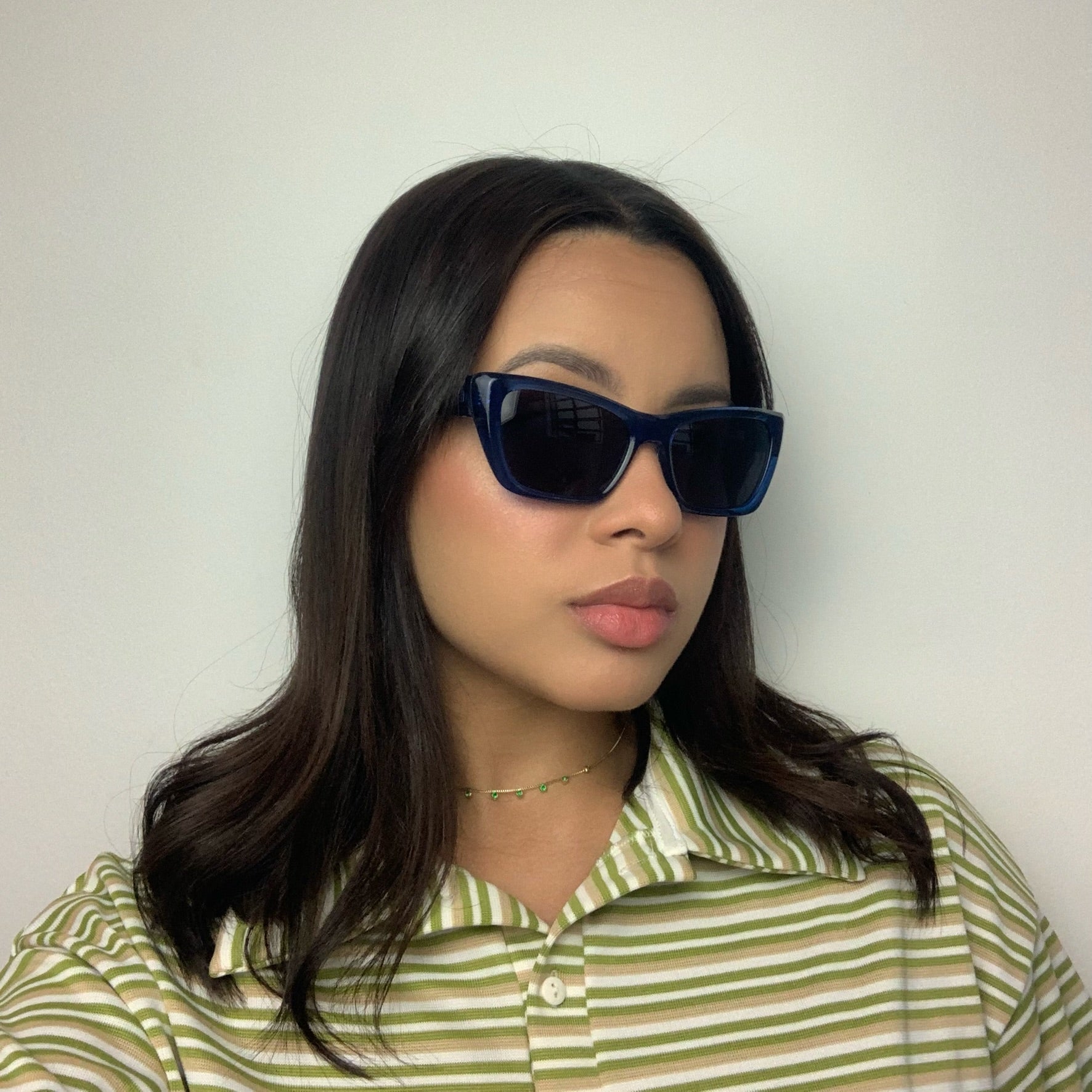 Evoke EVK 44 D02 Azul Translúcido Preto - Sol - 53 mm