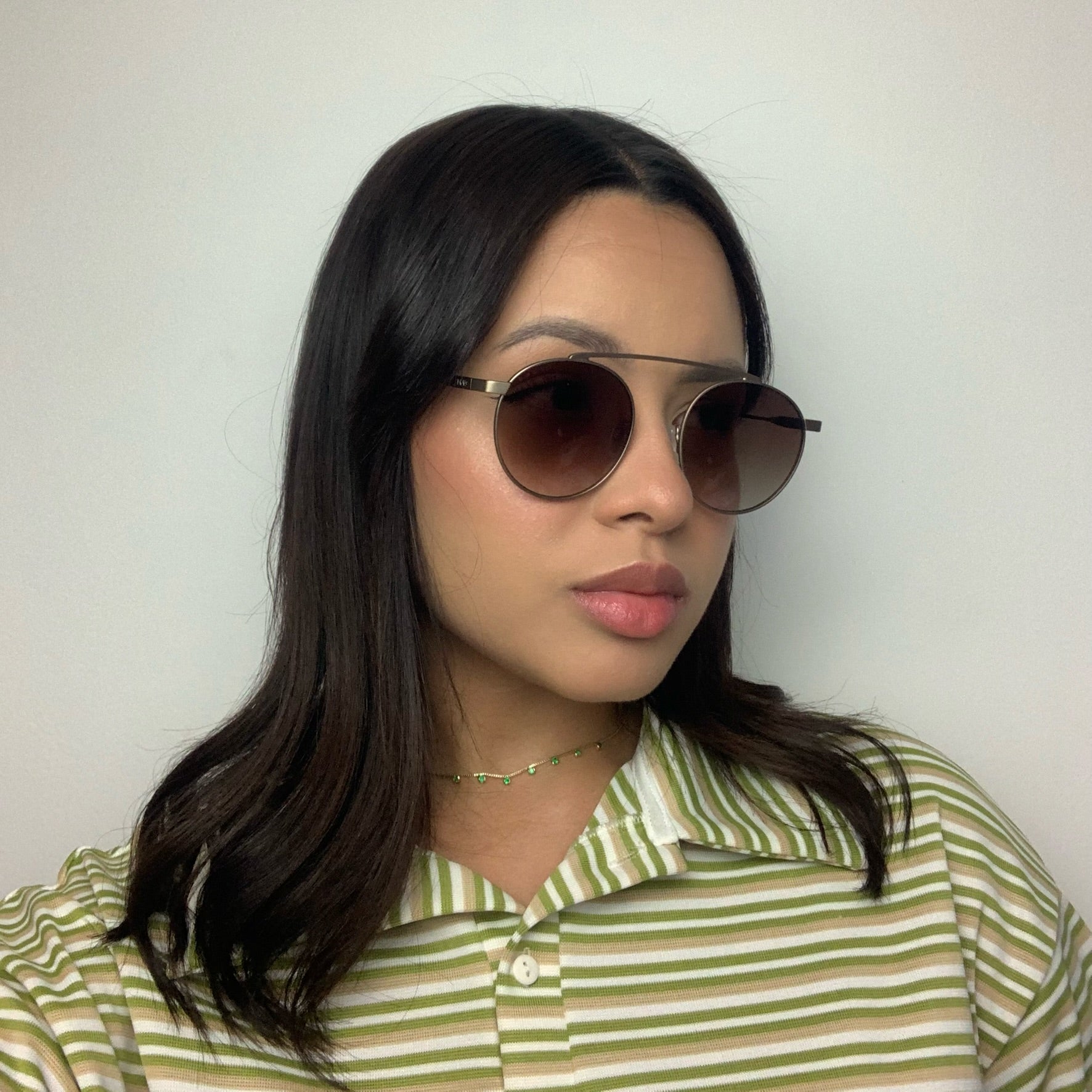 Evoke For You DS19 BR04A Marrom Fosco Marrom Degradê - Sol - 51 mm