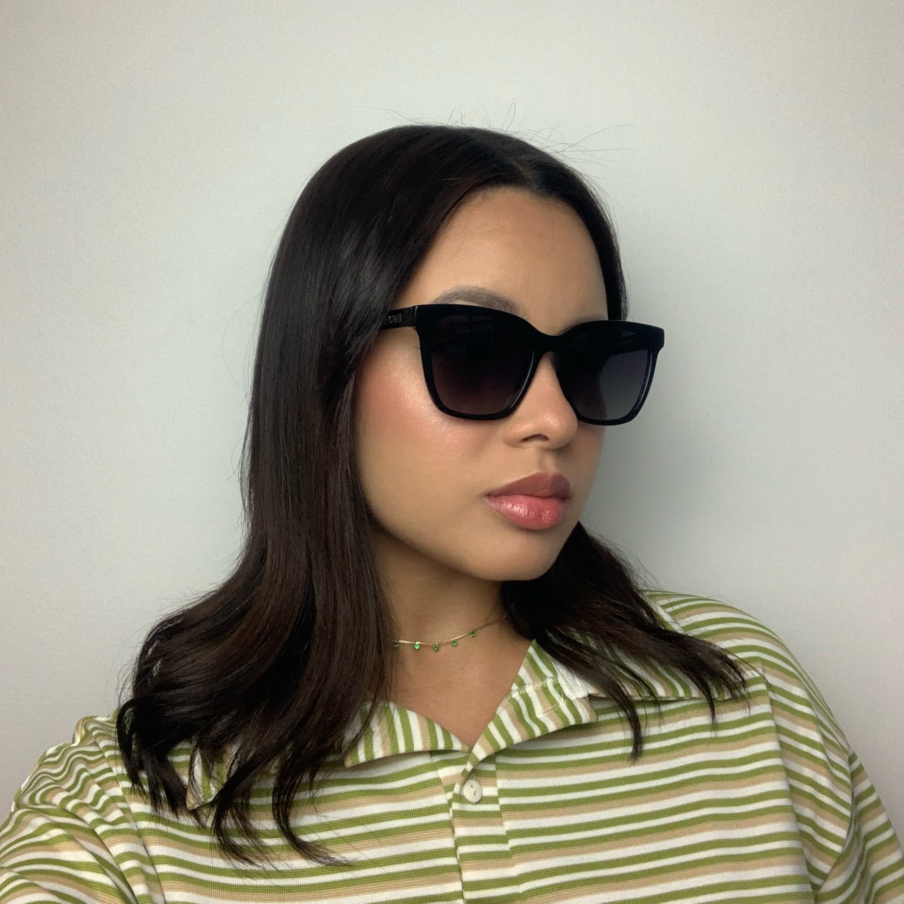 Evoke For You DS71 BRA01 Preto Brilho Preto Degradê - Sol - 54 mm