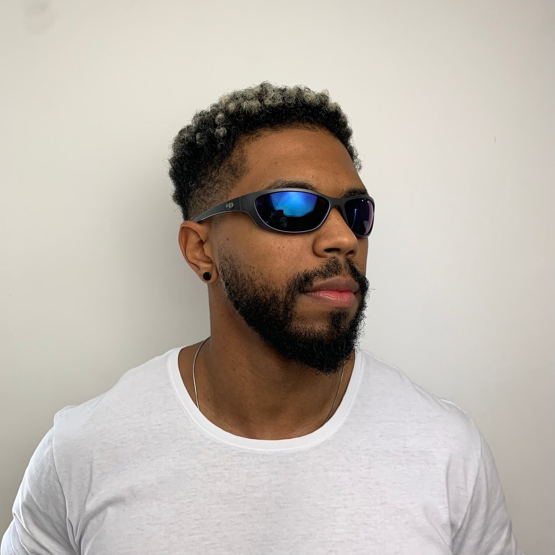 HB Still A Secret Matte Graphite Blue Chrome - Sol - 62 mm