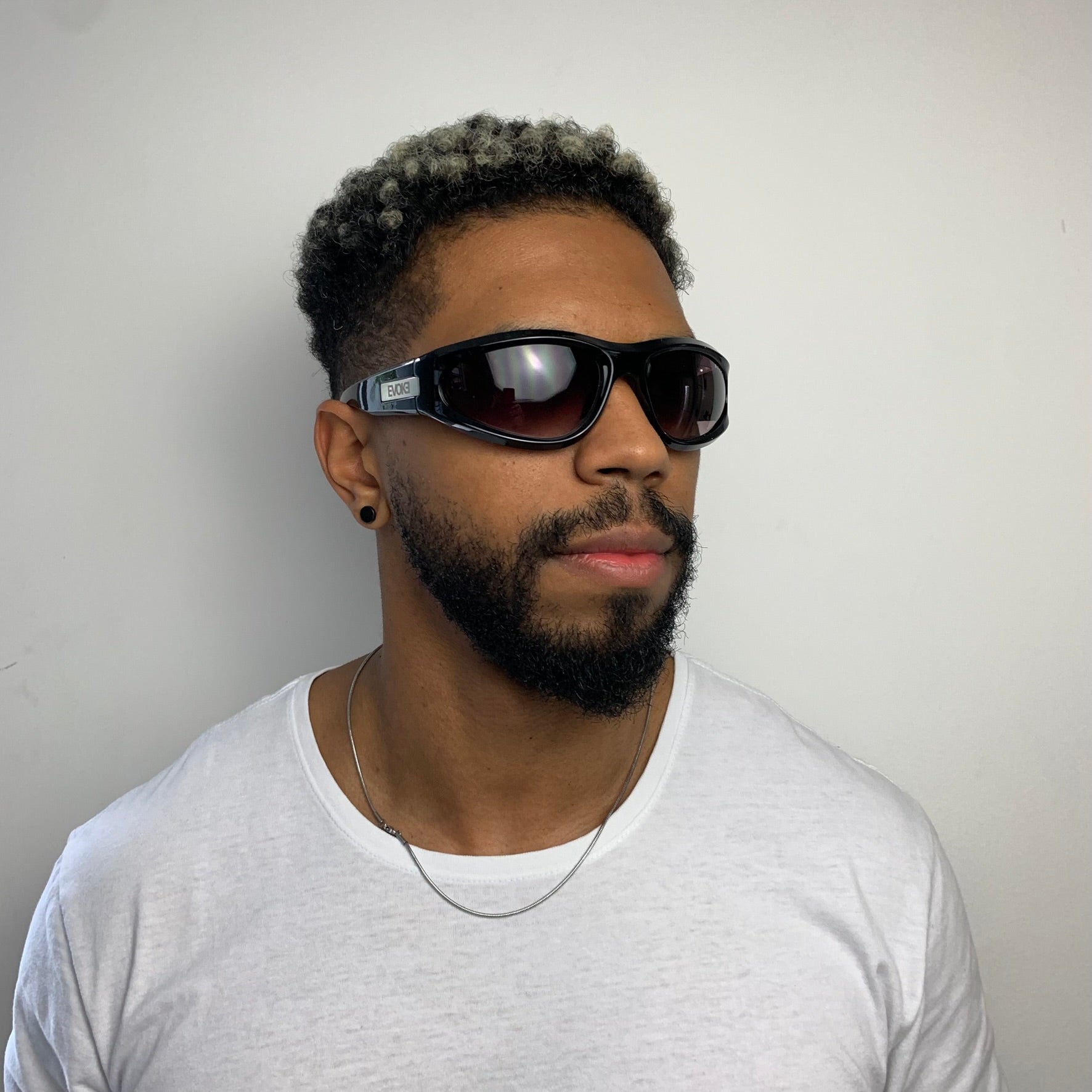 Evoke EVK 62 A01 Preto Brilho Marrom Degradê - Sol - 67 mm