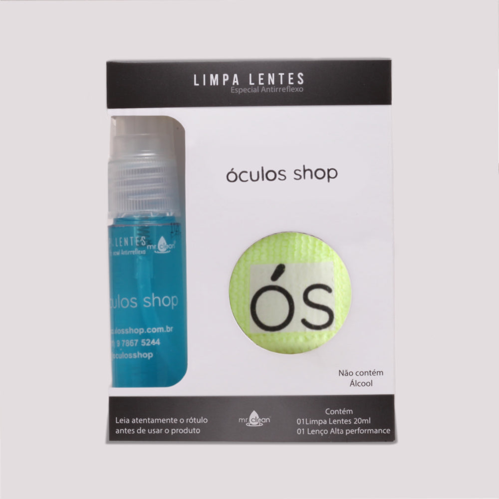 Kit de Limpeza (Limpa lentes + Microfibra)