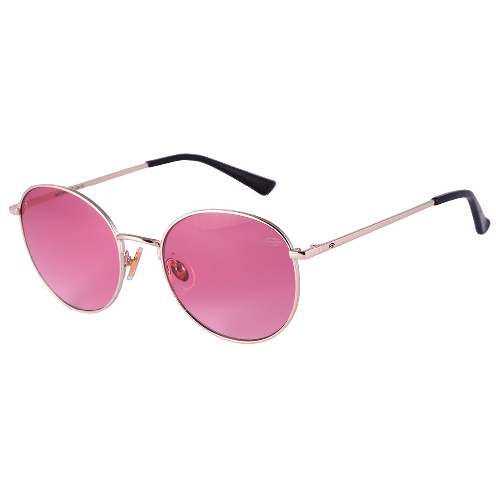 Mormaii M0150 Redondo Dourado Brilho/ Rosa Degradê - Solar - TAM 54 mm