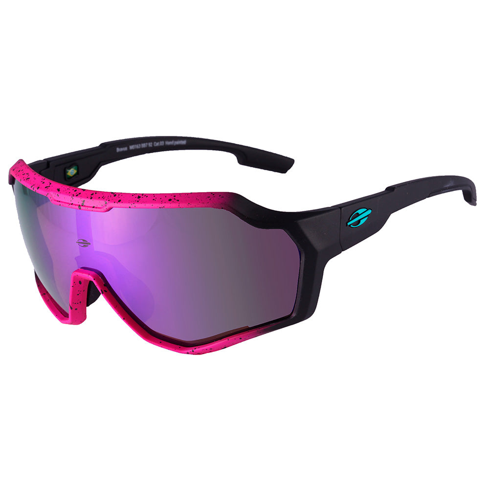 Mormaii Bravus Esportivo Rosa e Preto Fosco/ Roxo Espelhado - Solar - TAM 155 mm