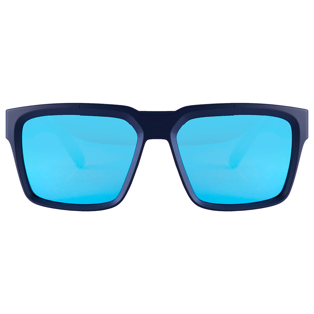 Mormaii Miami Retangular Azul Fosco/ Azul Espelhado - Solar - TAM 55 mm