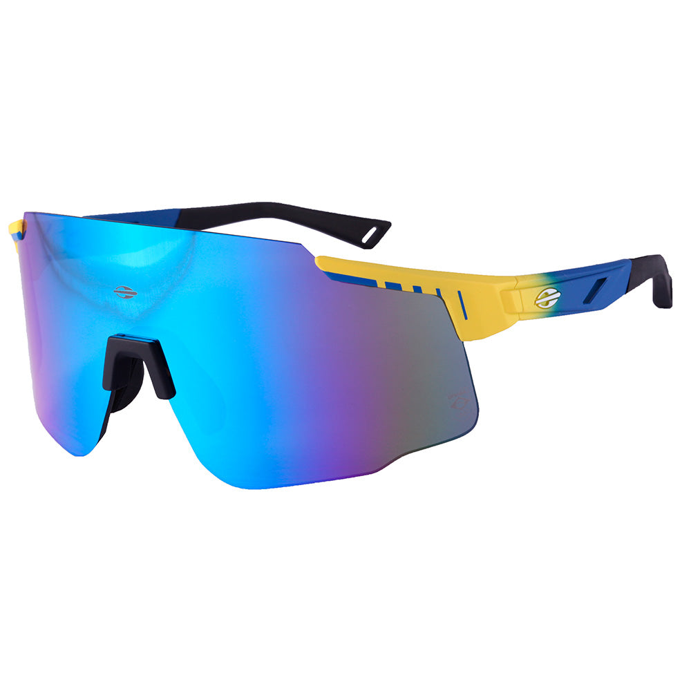 Mormaii Grand Tour Brasil Amarelo e Azul Fosco/ Azul Espelhado - Solar - TAM 155 mm