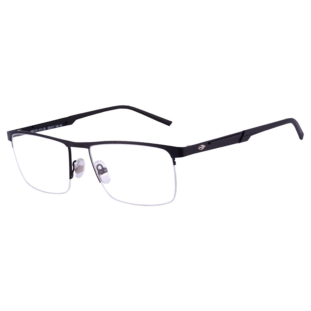 Mormaii M6143 Retangular Preto Fosco - Grau - TAM 55 mm