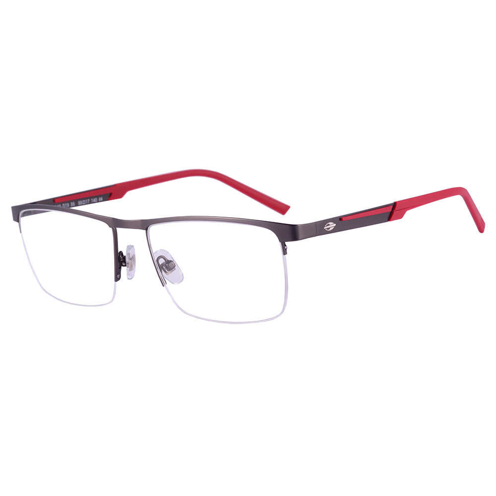Mormaii M6143 Retangular Chumbo Fosco - Grau - TAM 55 mm