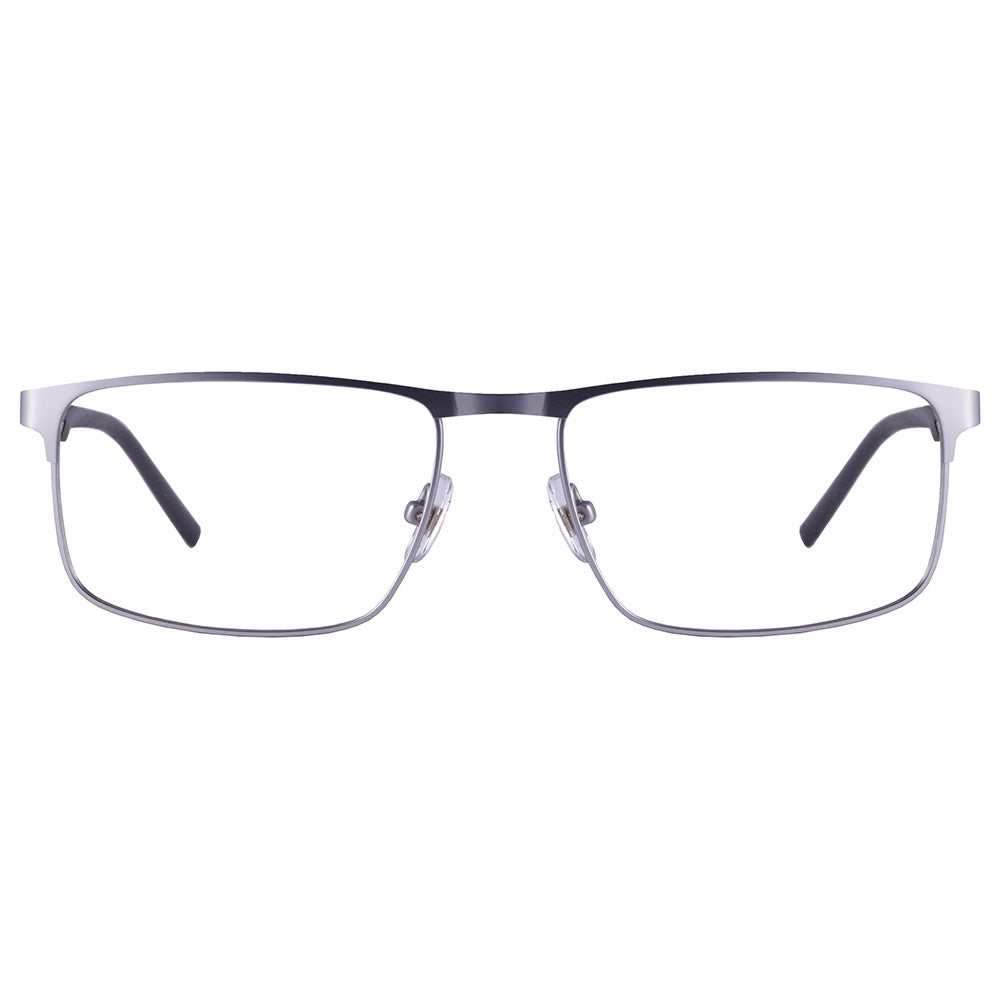 Mormaii M6144 Retangular Prata Fosco Com Preto - Grau - TAM 55 mm