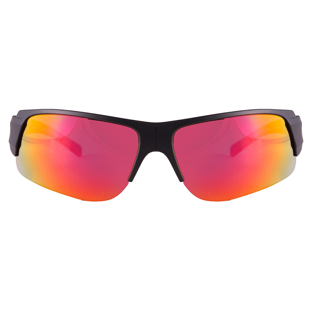 Mormaii Gamboa Air 5 Preto e cinza Fosco/ Vermelho Espelhado - Lente 13,2 cm -Sol