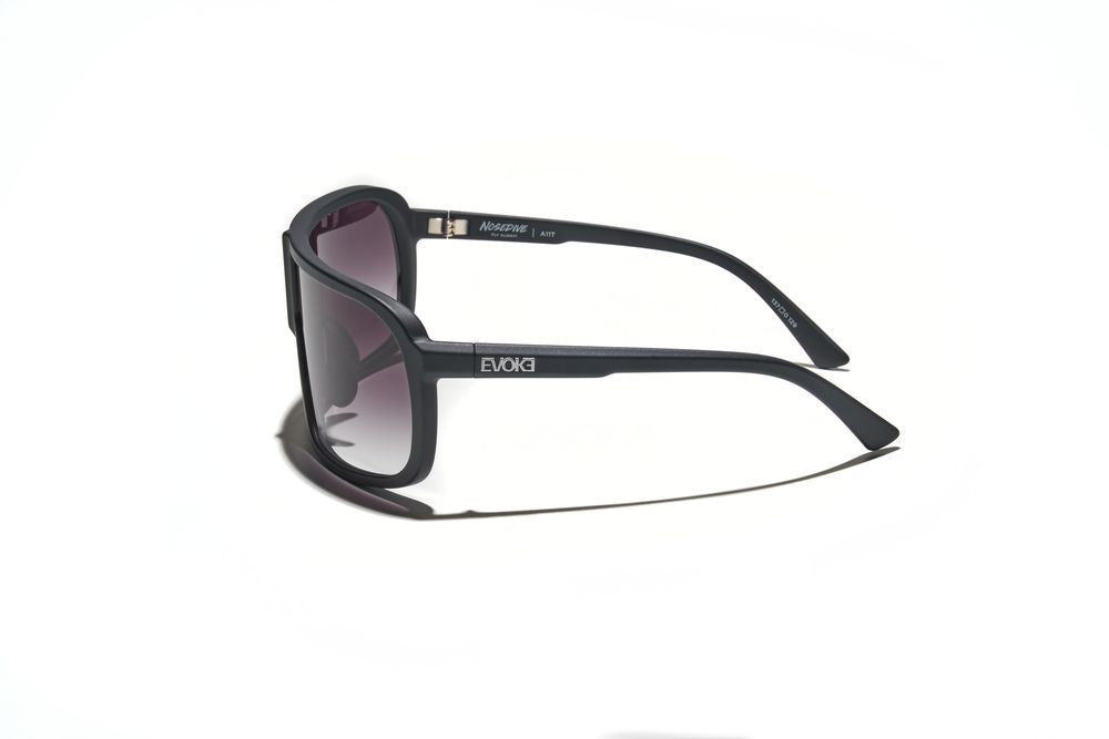 Evoke Nosedive High-end A11T Midnight Matte Silver Gray Gradient - Lente 137 MM - Sol