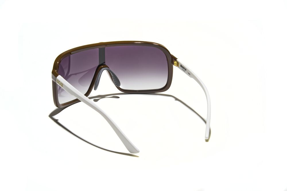 Evoke Nosedive High-end GB01 Brown White Gold Gray Gradient - Lente 137 MM - Sol