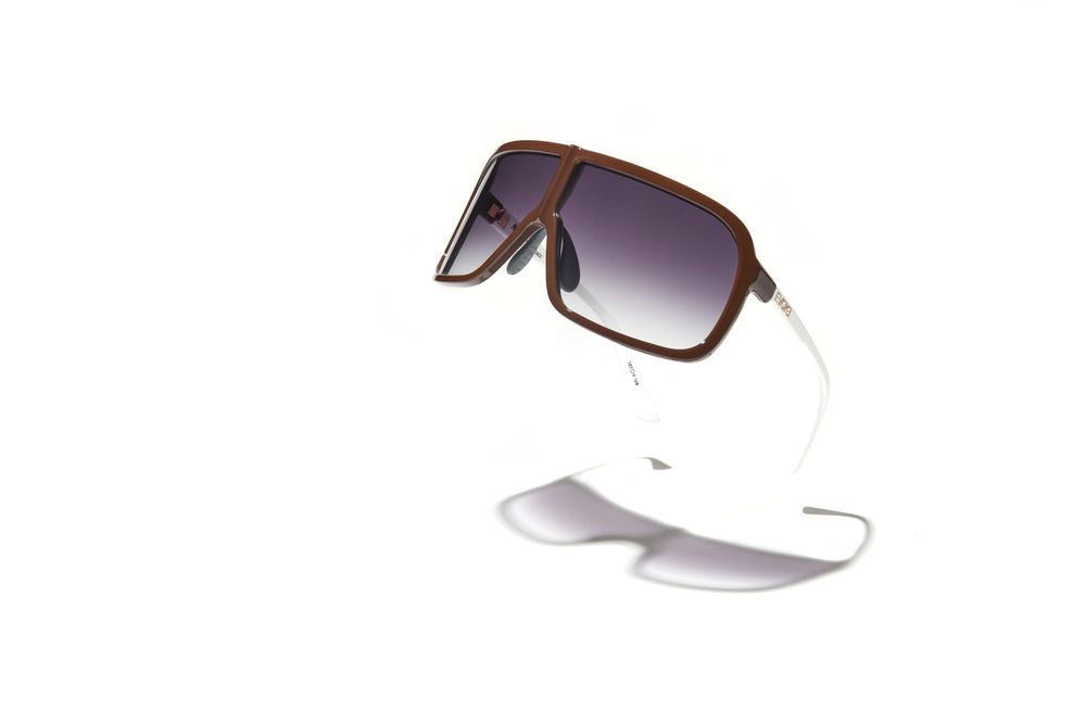 Evoke Nosedive High-end GB01 Brown White Gold Gray Gradient - Lente 137 MM - Sol