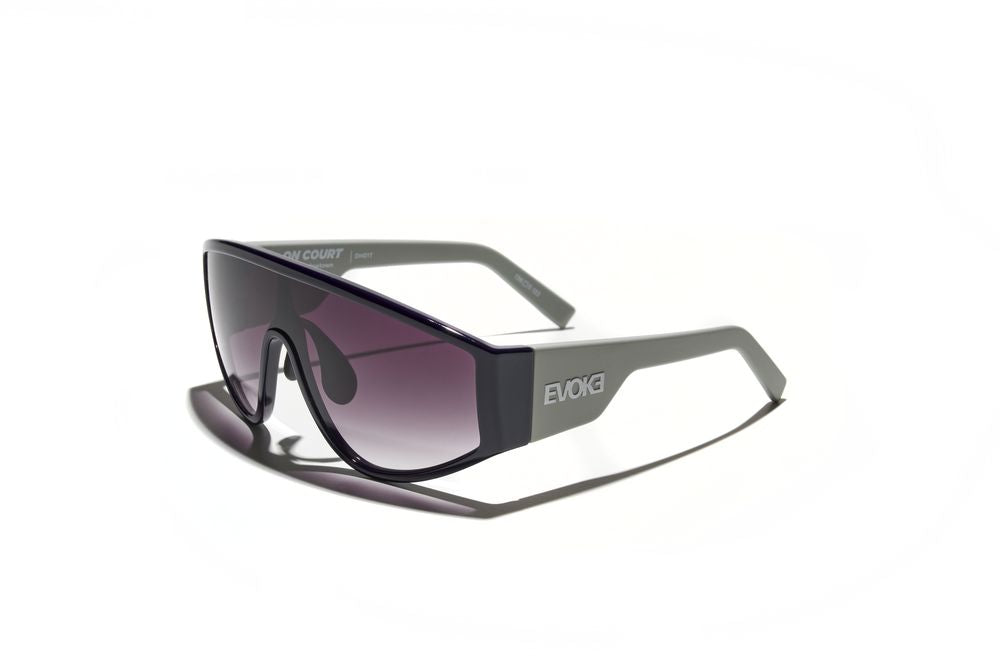 Evoke On Court High-end DH01T Eletric Blue Grey Silver Gray Gradient - Lente 139 MM - Sol