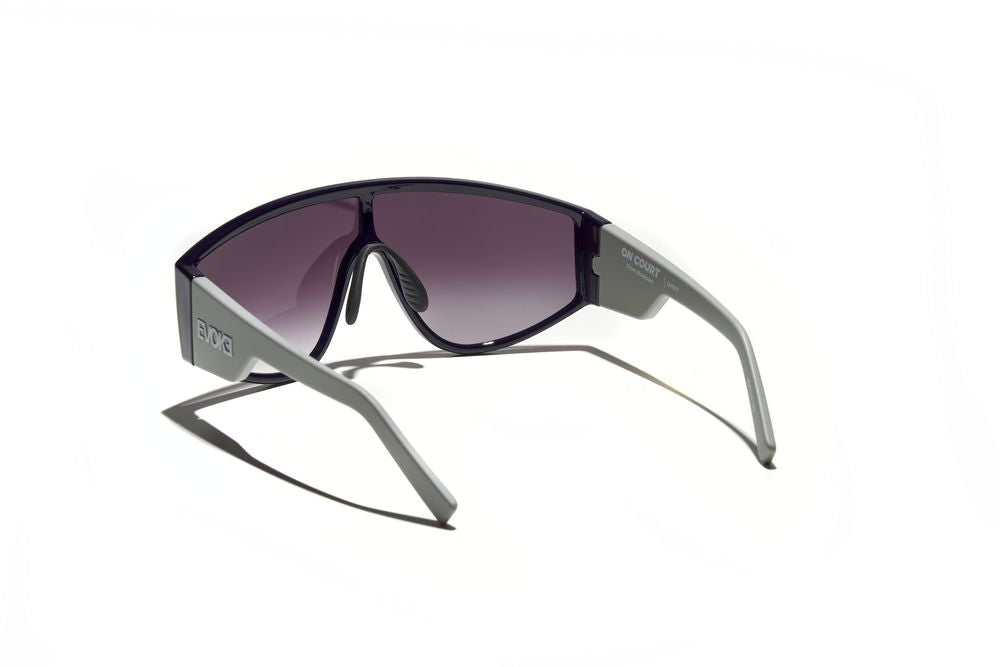 Evoke On Court High-end DH01T Eletric Blue Grey Silver Gray Gradient - Lente 139 MM - Sol