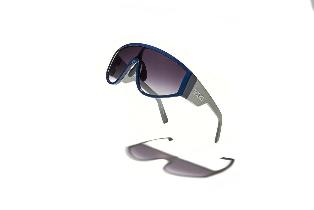 Evoke On Court High-end DH01T Eletric Blue Grey Silver Gray Gradient - Lente 139 MM - Sol