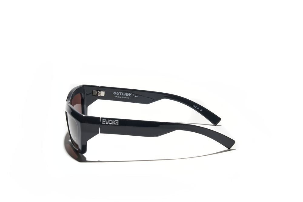 Evoke Outlaw High-end A01 Midnight Shine  Silver Brown Total - Lente 56 MM - Sol