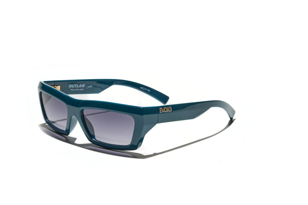 Evoke Outlaw High-end E01T Forest Green Gold Gray Gradient - Lente 56 MM - Sol