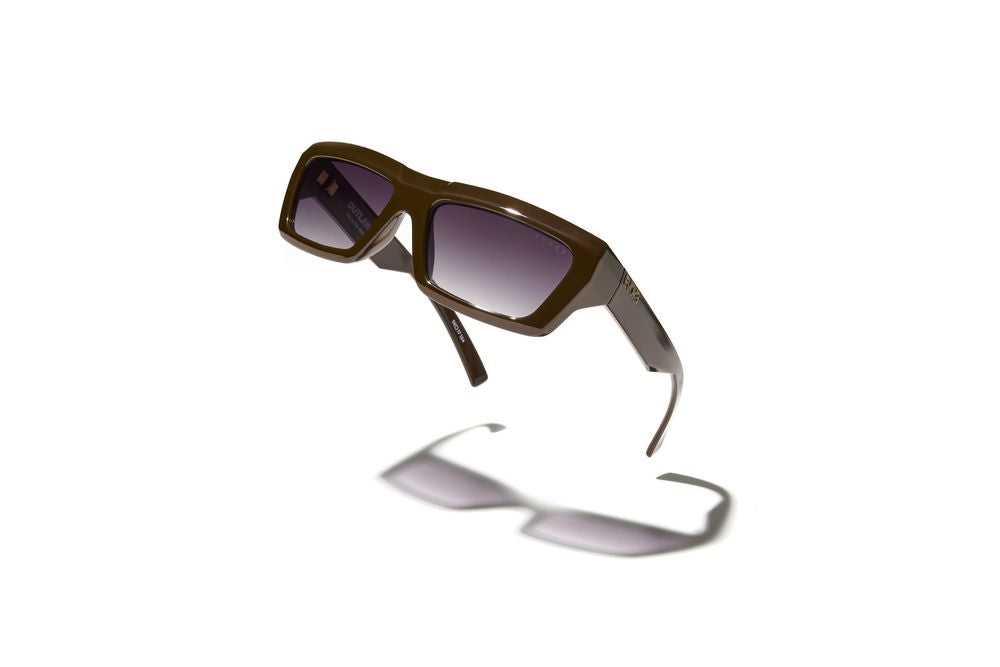 Evoke Outlaw High-end G01T Chocolat Gold Gray Gradient - Lente 56 MM - Sol