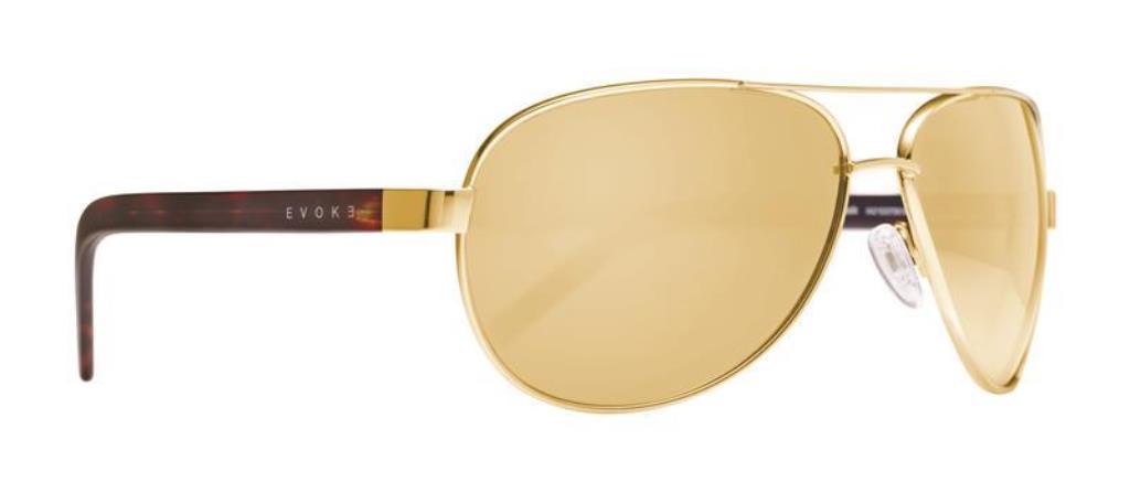 Evoke Poncherello 04CS Gold Turtle/ Gold Espelhado - Sol