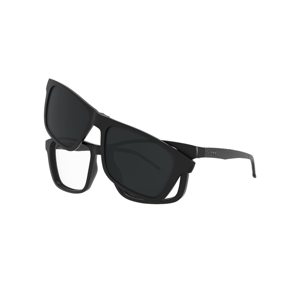 HB 0351 Switch Clip On New Carbon Fiber / Gray Polarized - Lente 5,2 cm - Grau