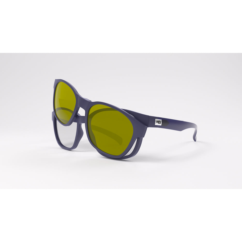 HB Switch Clip on 0448 Matte Navy/ Polarized Gray/ Night Drive 50 mm - Grau