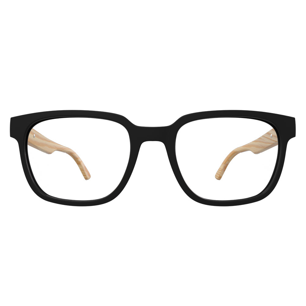 HB Polytech 0449 Matte Black/ Wood - 52 mm - Grau