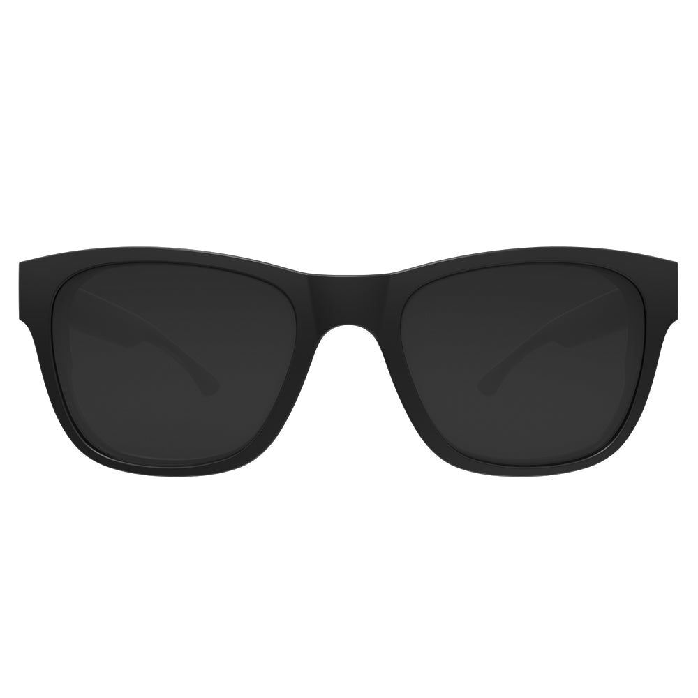 HB Sultan Matte Black/ Gray Polarized 53 mm - Grau