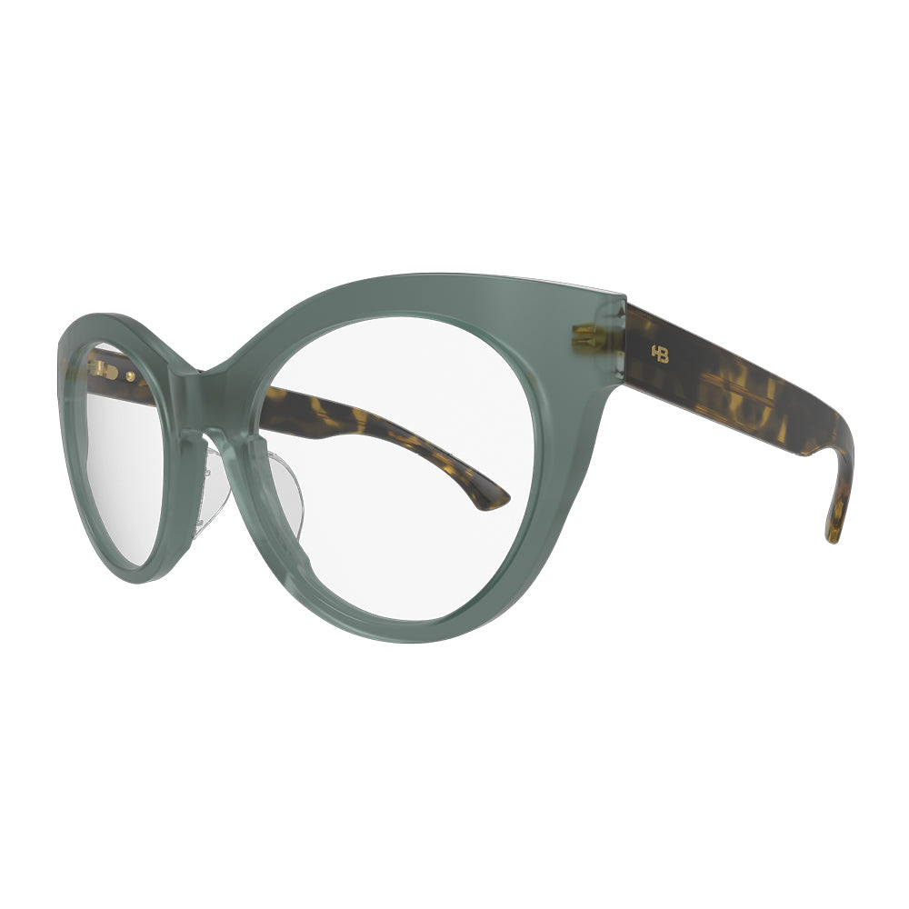 HB 0485 M. Green Classical Havana 49 mm - Grau