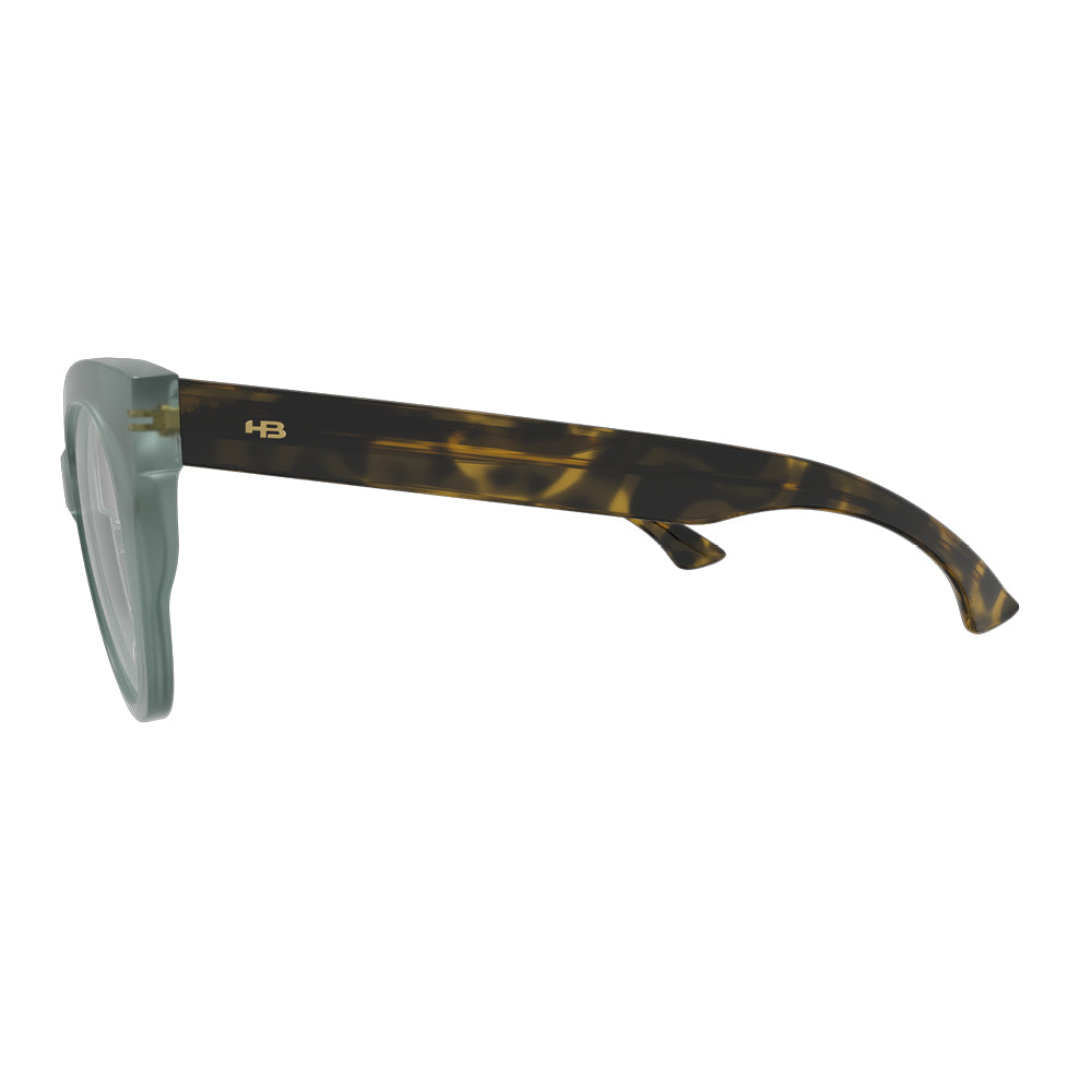 HB 0485 M. Green Classical Havana 49 mm - Grau