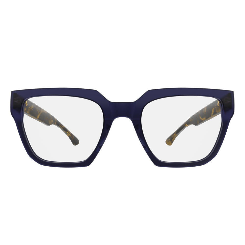 HB 0486 M. Blue/ Classical Havana 51 mm - Grau