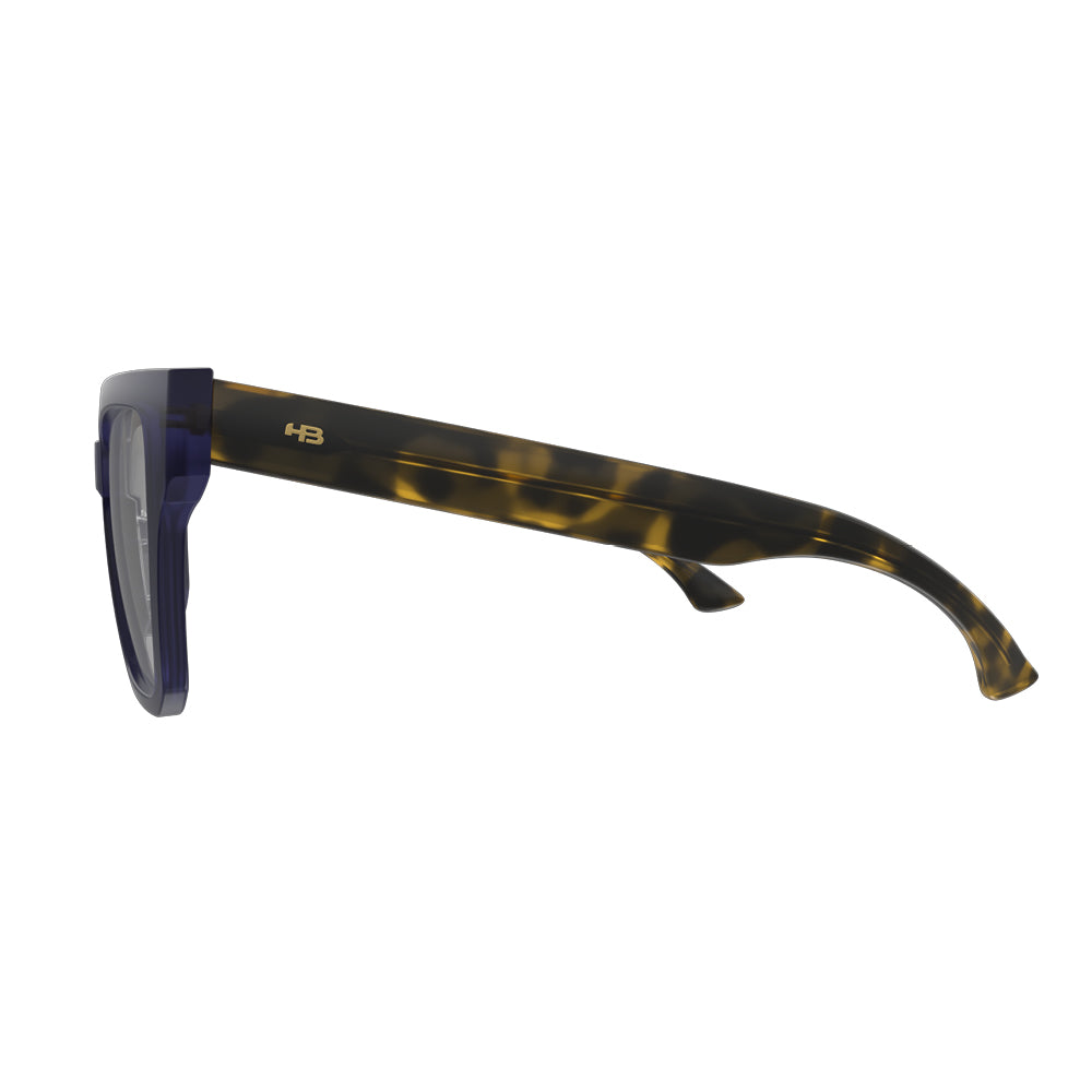HB 0486 M. Blue/ Classical Havana 51 mm - Grau